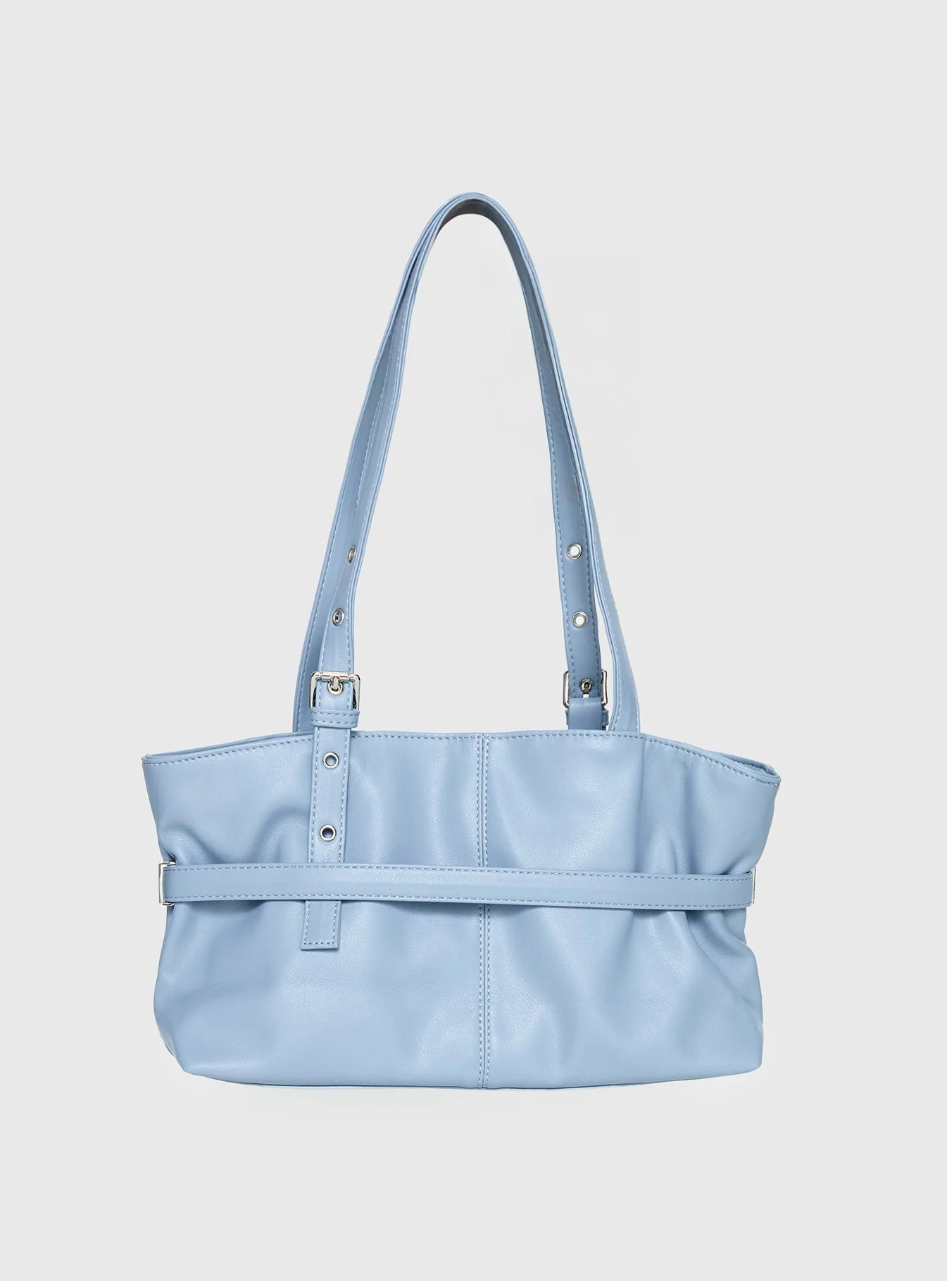 Sabyna Buckle Shoulder Bag Blue - Image 4