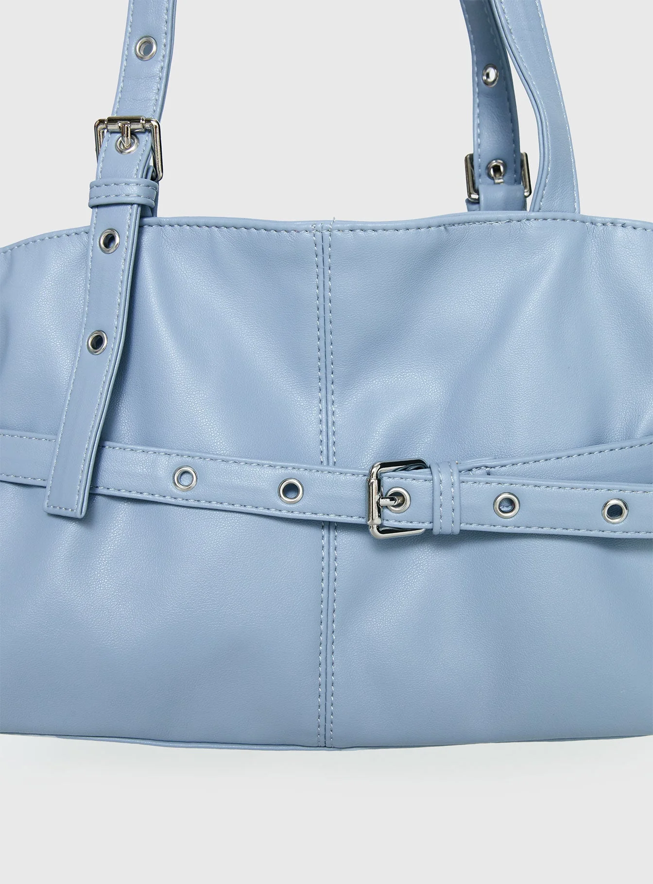 Sabyna Buckle Shoulder Bag Blue - Image 5
