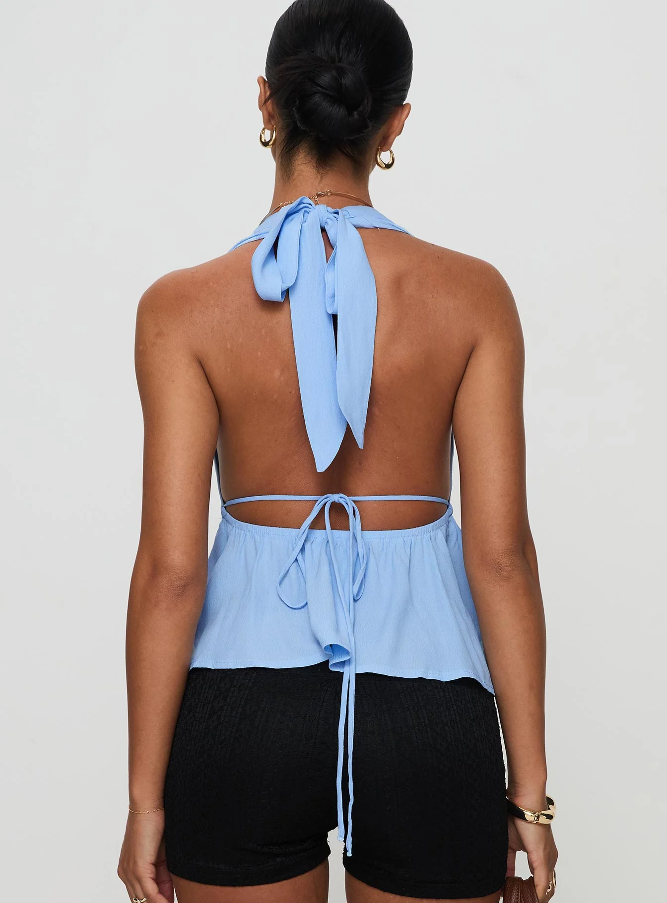 Saddler Halter Top Blue - Image 5