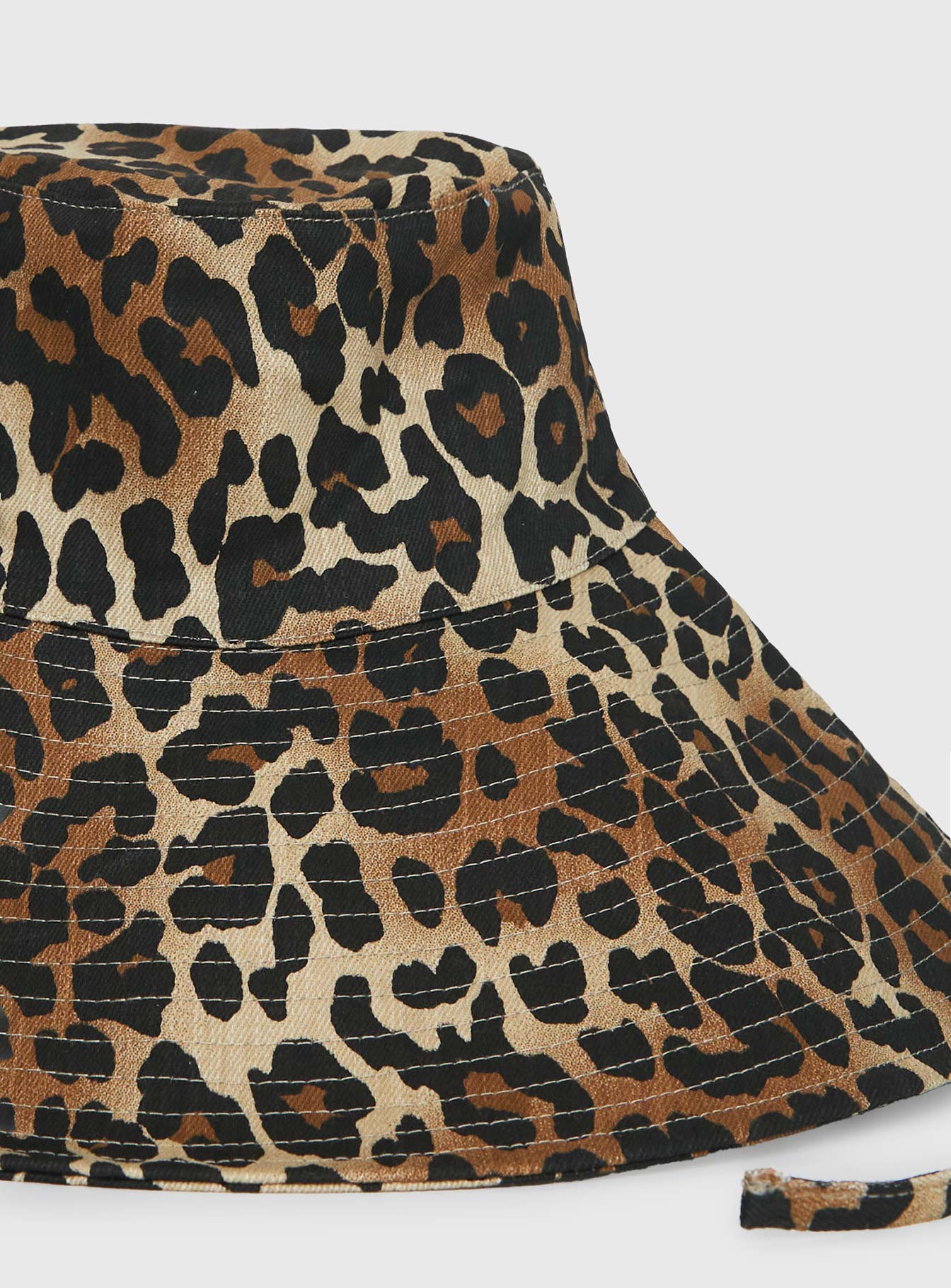 Samual Oversized Bucket Hat Leopard - Image 3