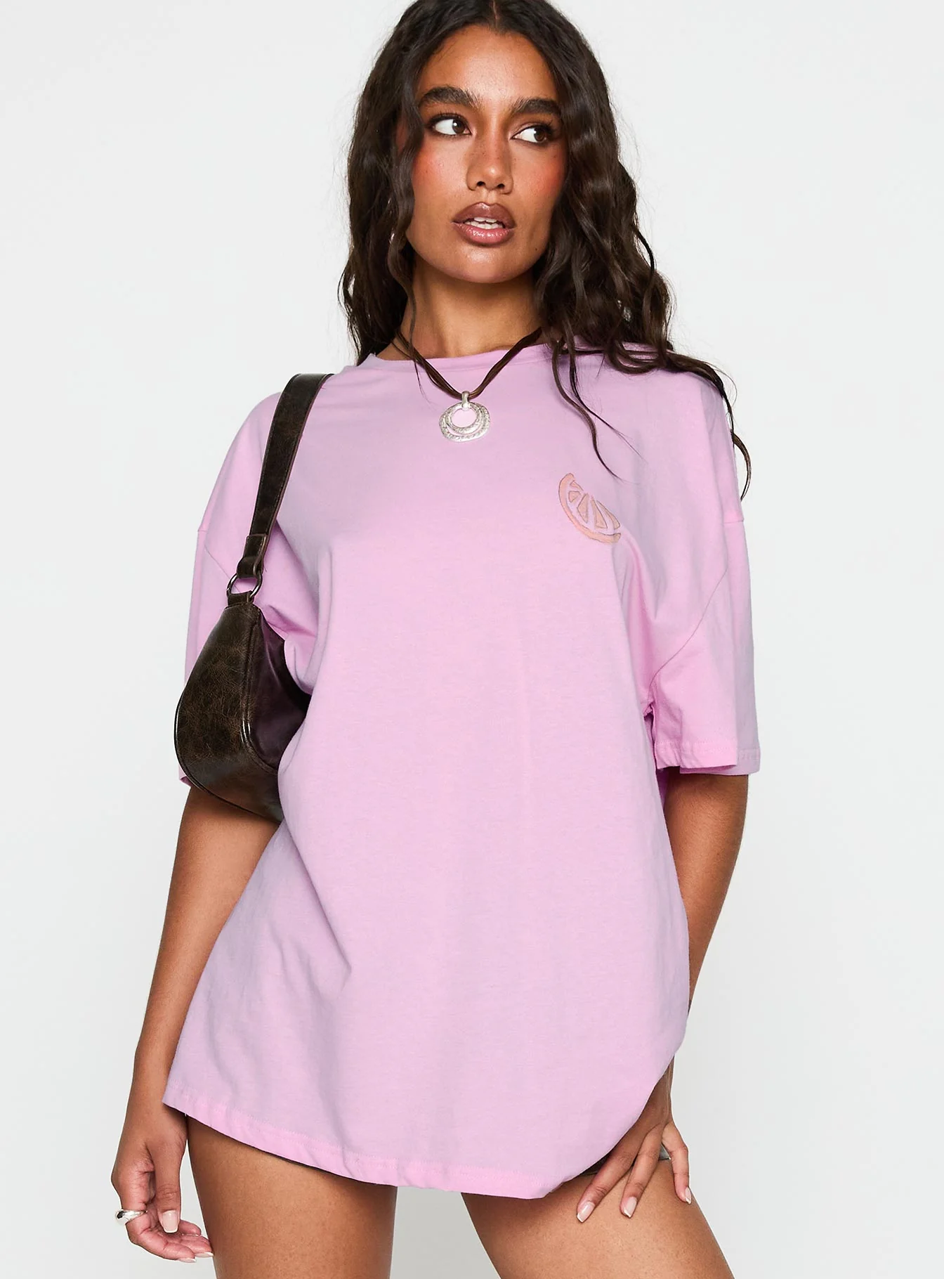 Sardines Please Oversized Tee Pink - Image 2