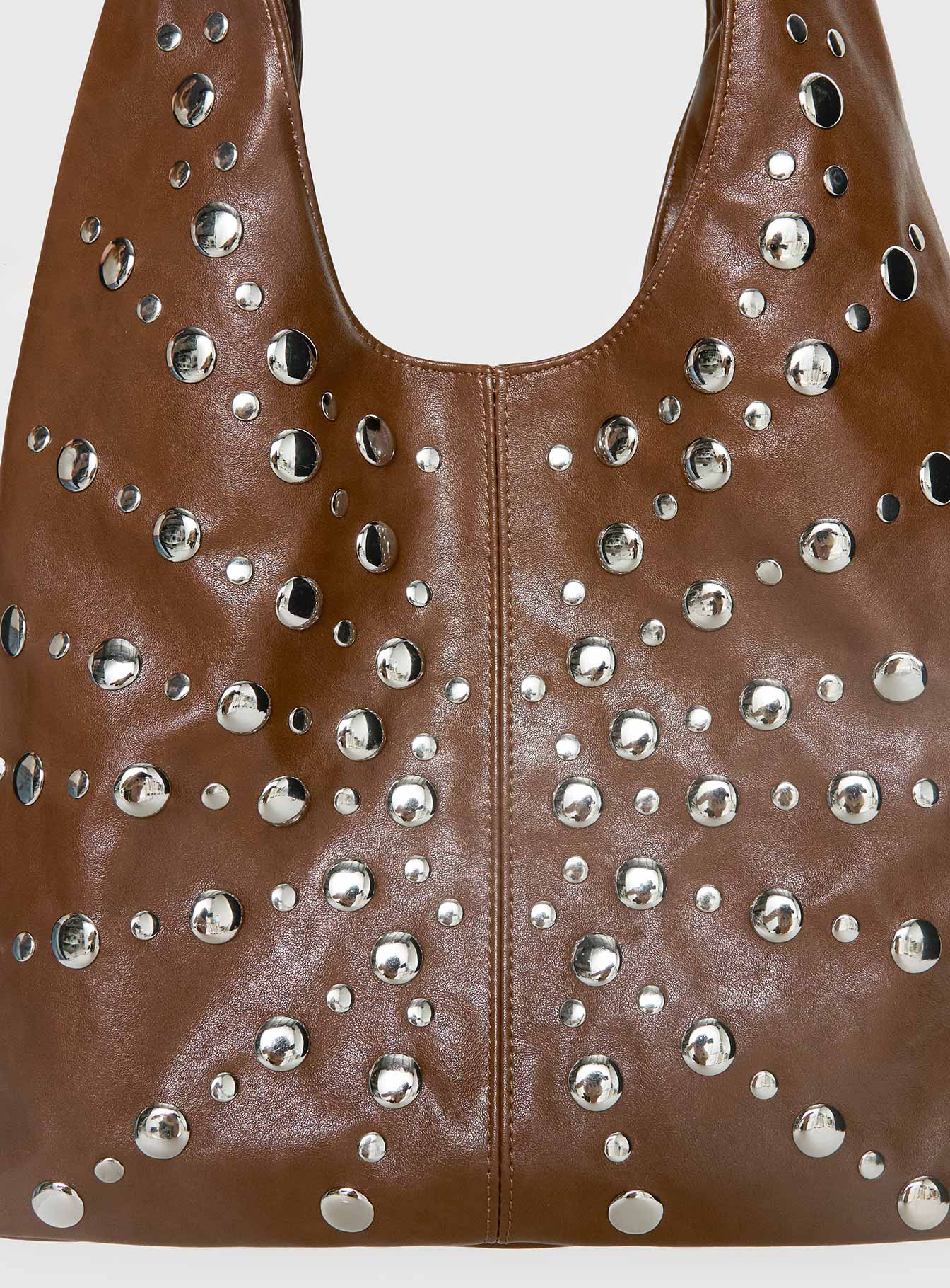 Savenna Stud Bag Brown - Image 5