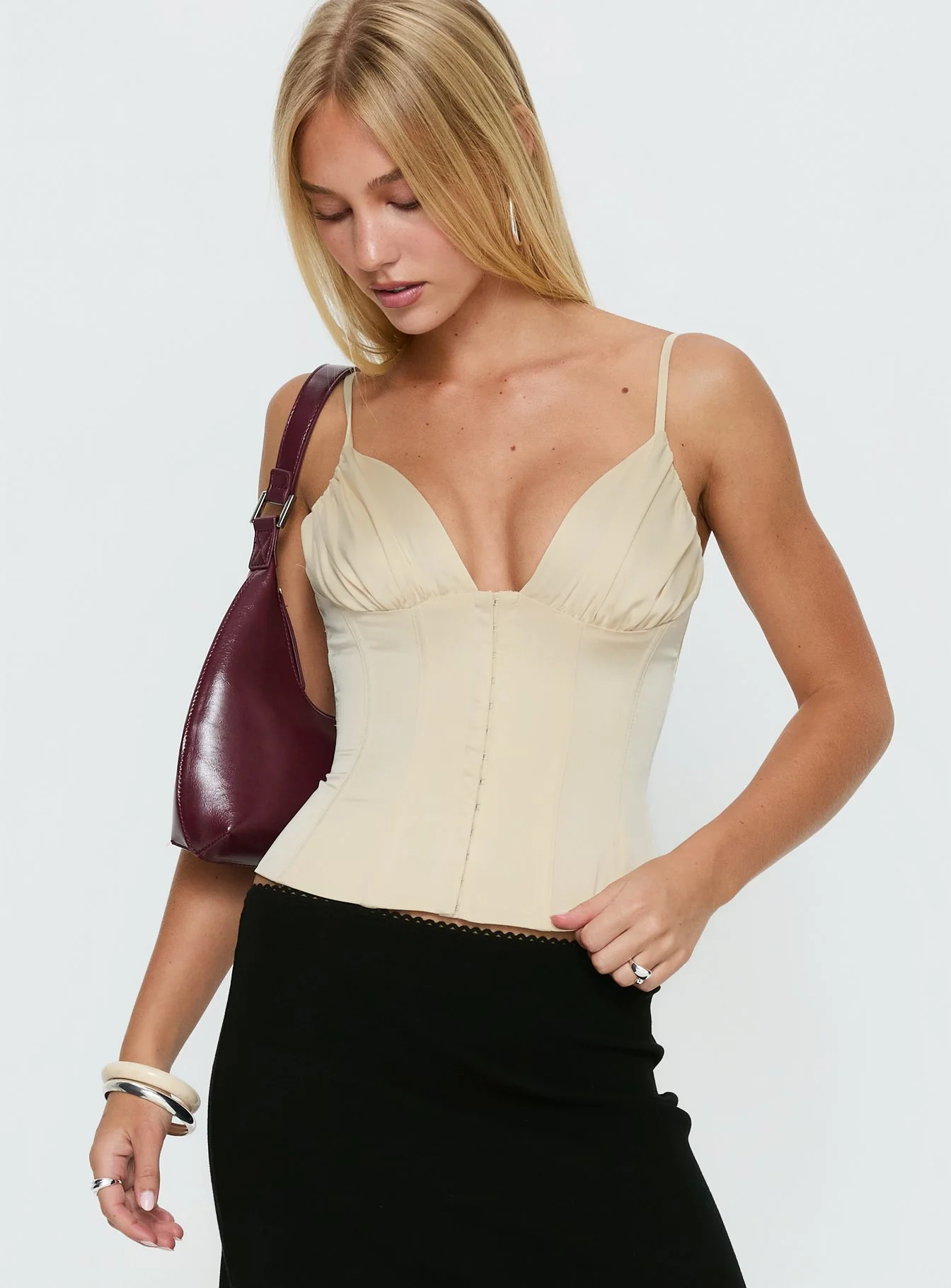 Scorsese Corset Top Champagne - Image 2