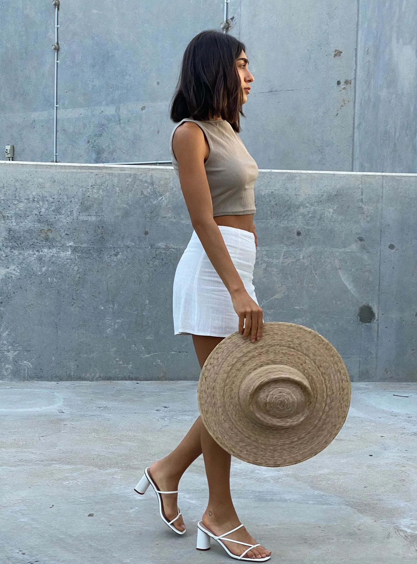 Selby Mini Skirt White - Image 7