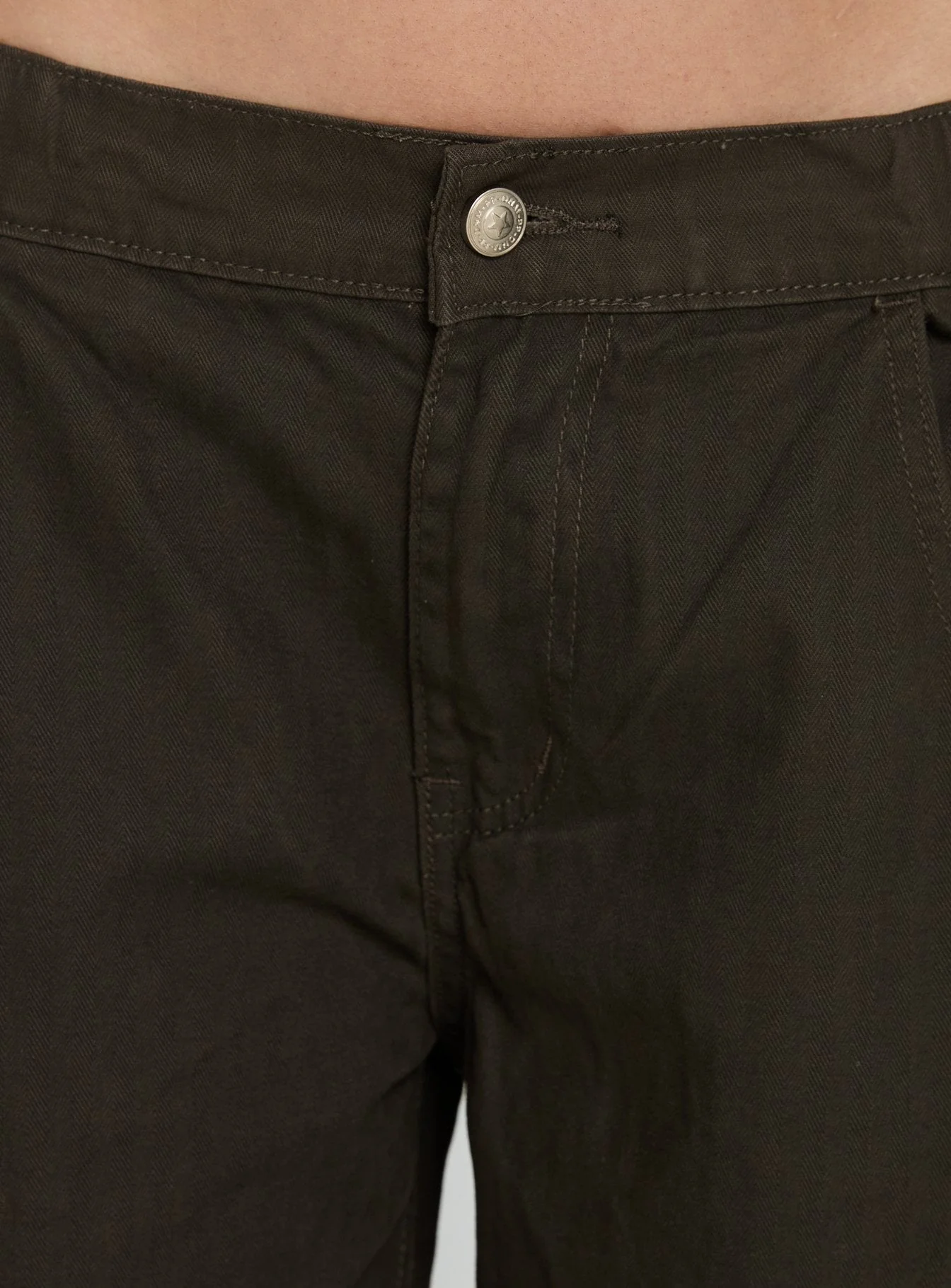 Selective Memory Low Rise Wide Leg Cargo Pants Dark Charcoal - Image 7