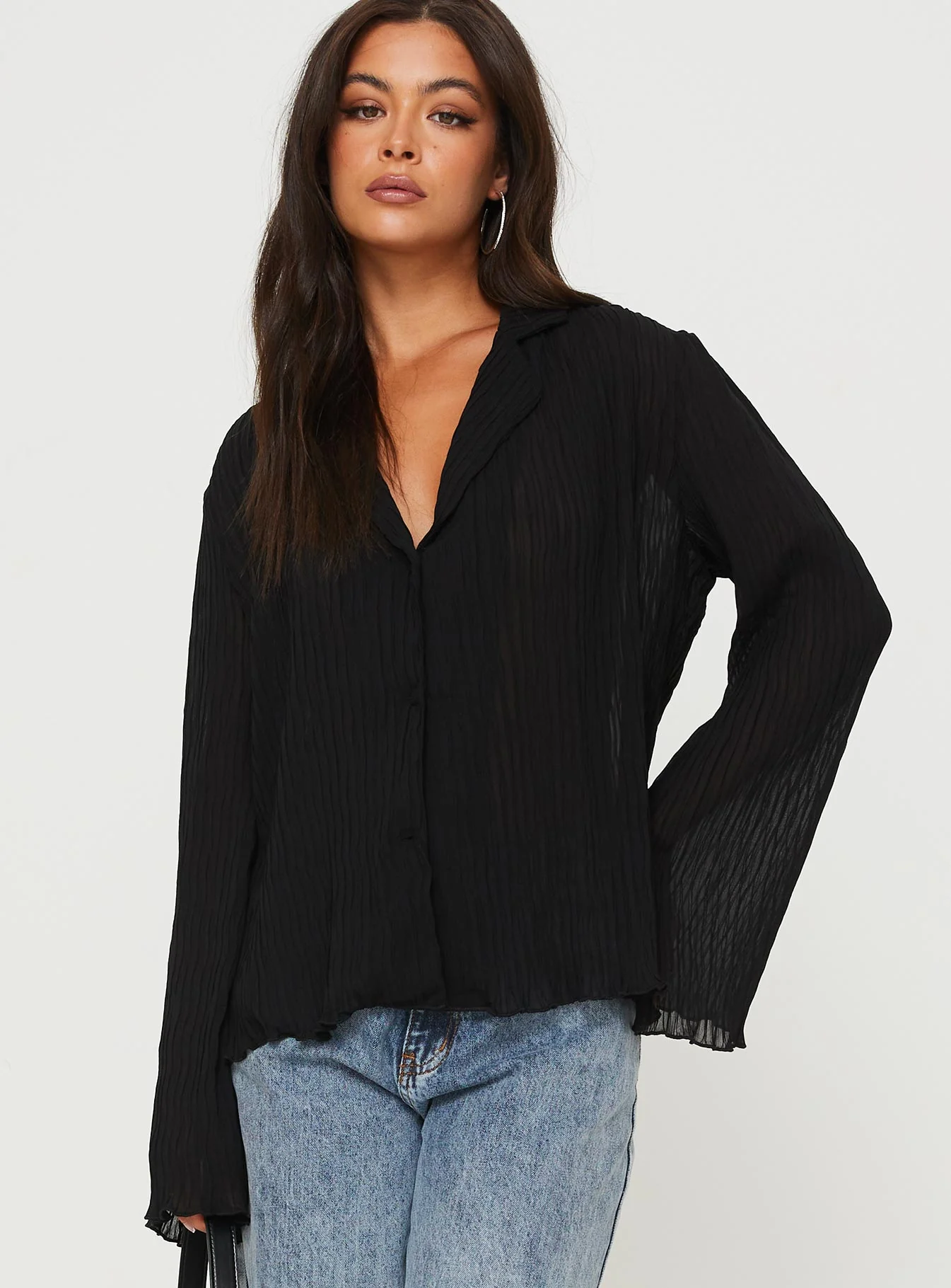 Selma Shirt Black - Image 2