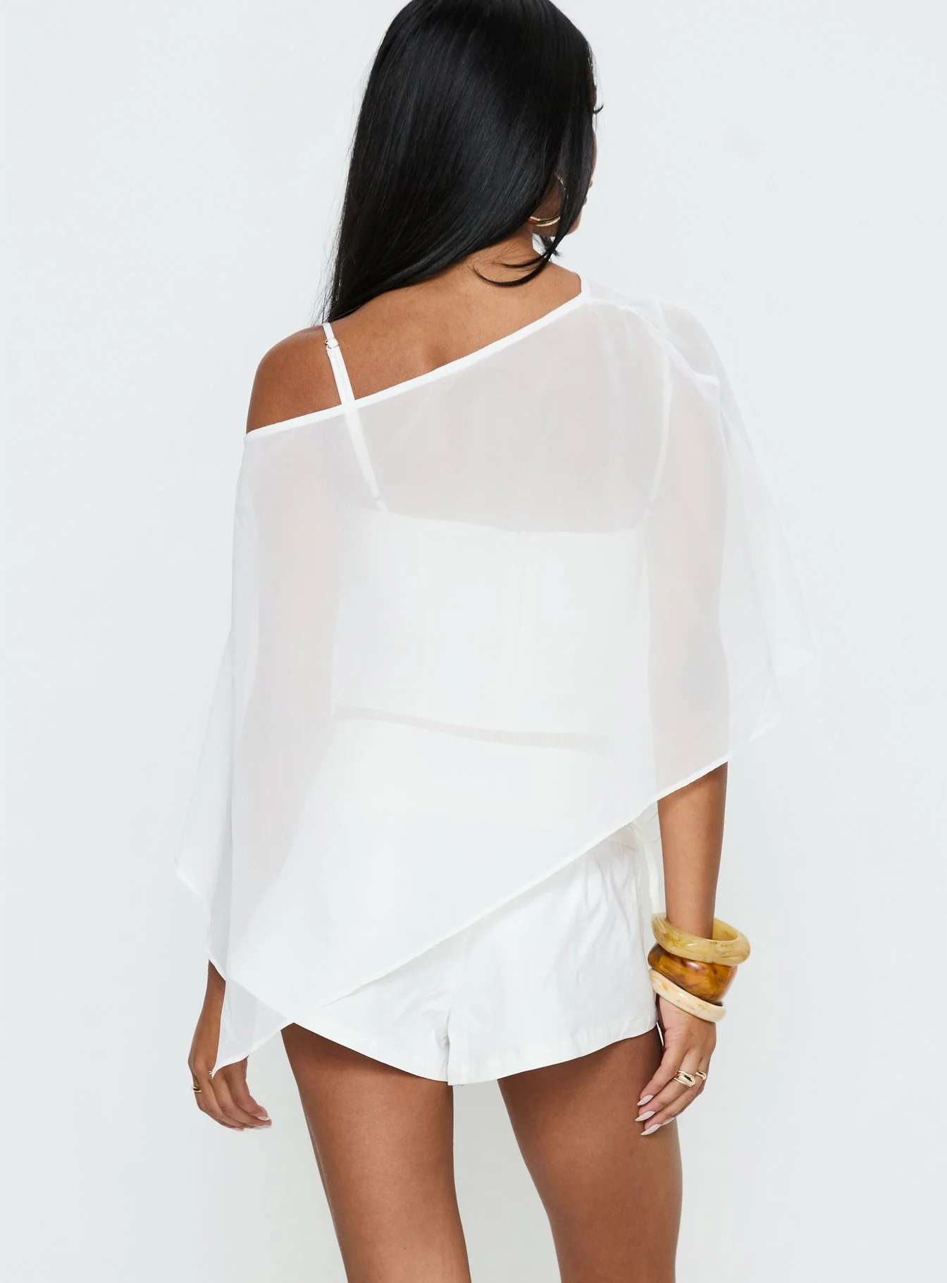 Senzo Wrap Shorts White - Image 5