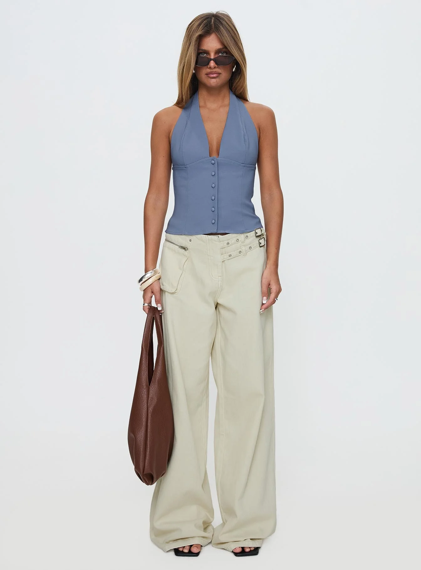 Serefina Halter Top Blue Slate - Image 7