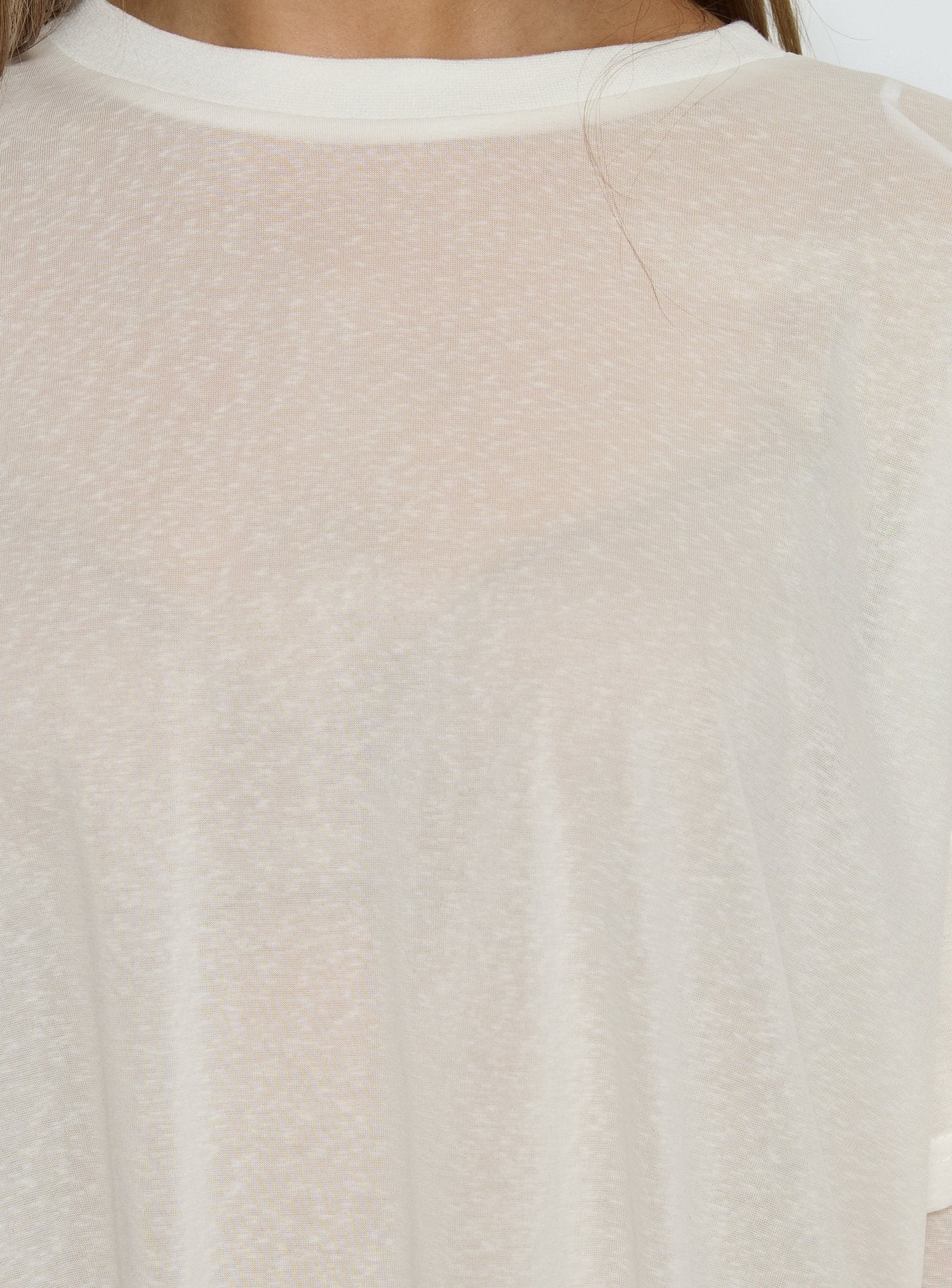 Settle Down Layered Long Sleeve Top White - Image 6