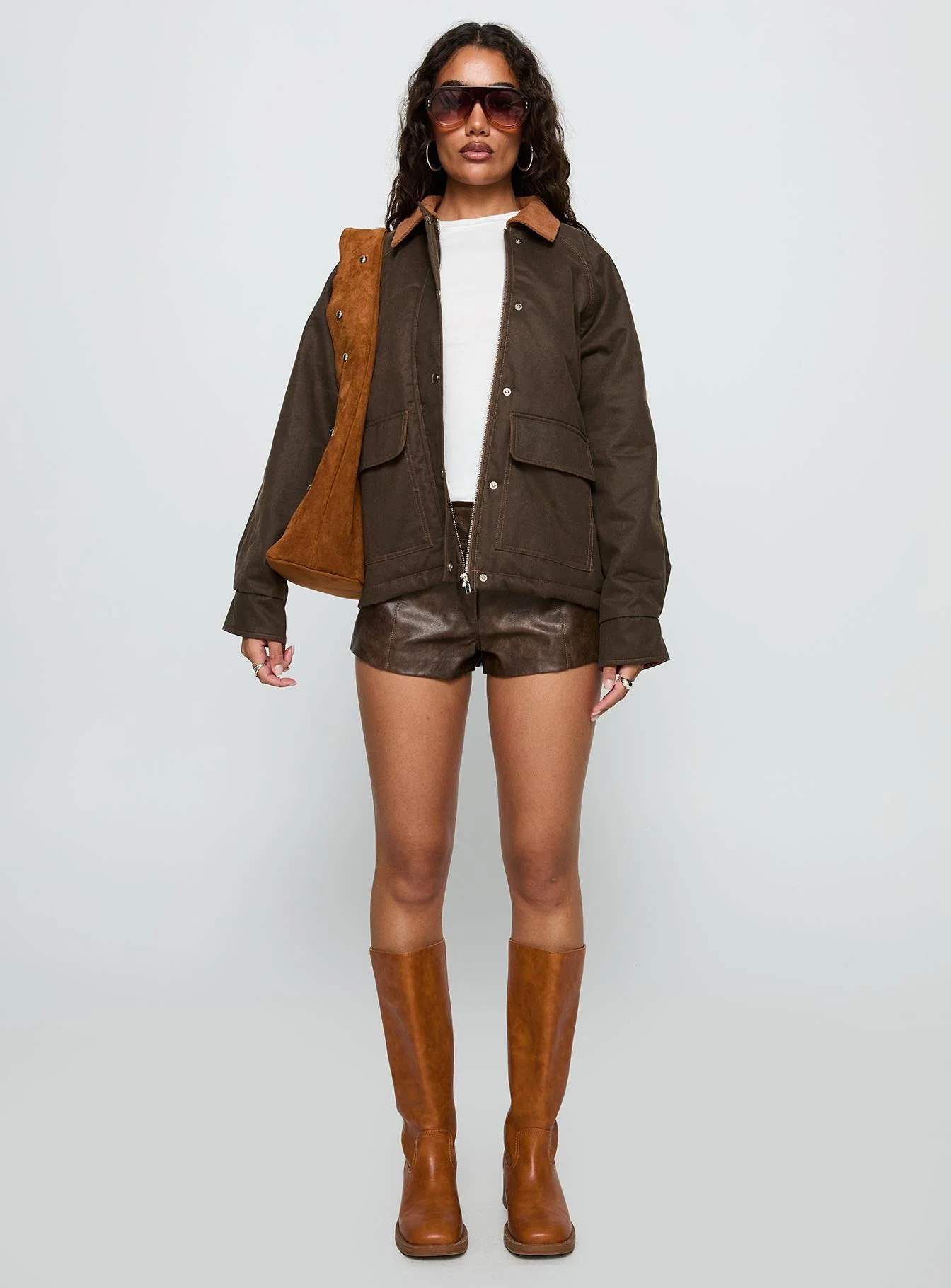 Shadow Phase Jacket Brown - Image 7