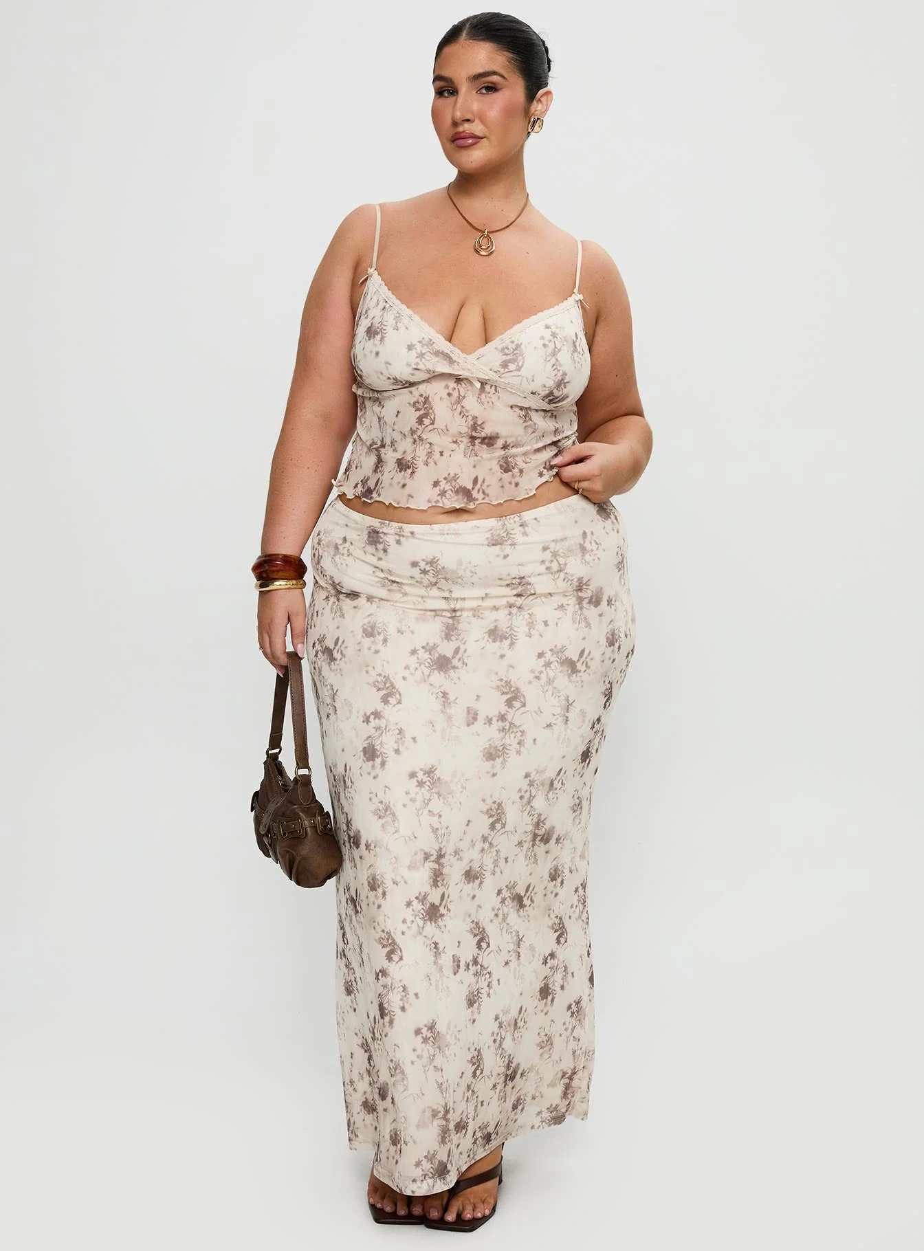 Shepherd Maxi Skirt Floral Multi Curve - Image 2