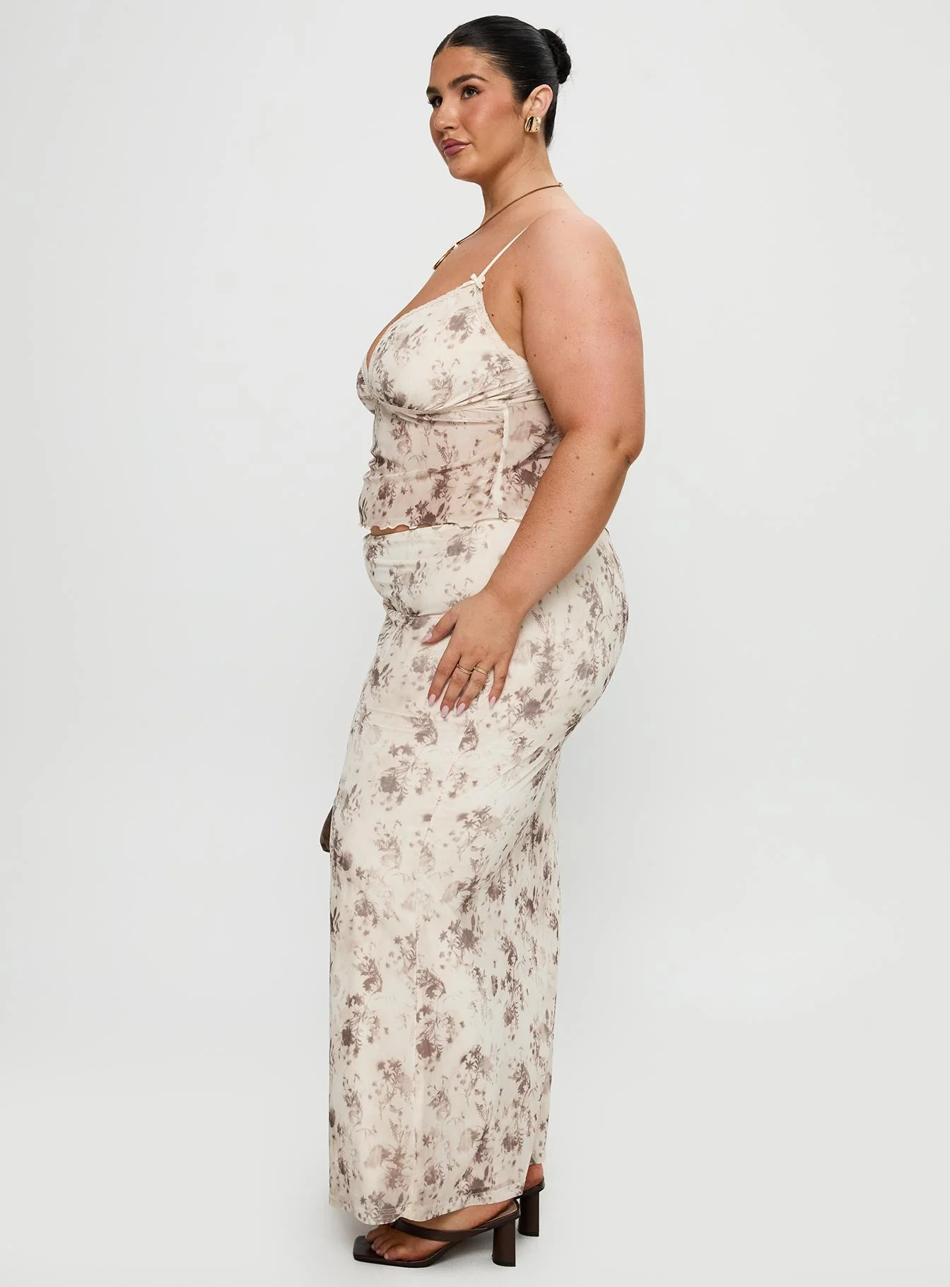 Shepherd Maxi Skirt Floral Multi Curve - Image 4