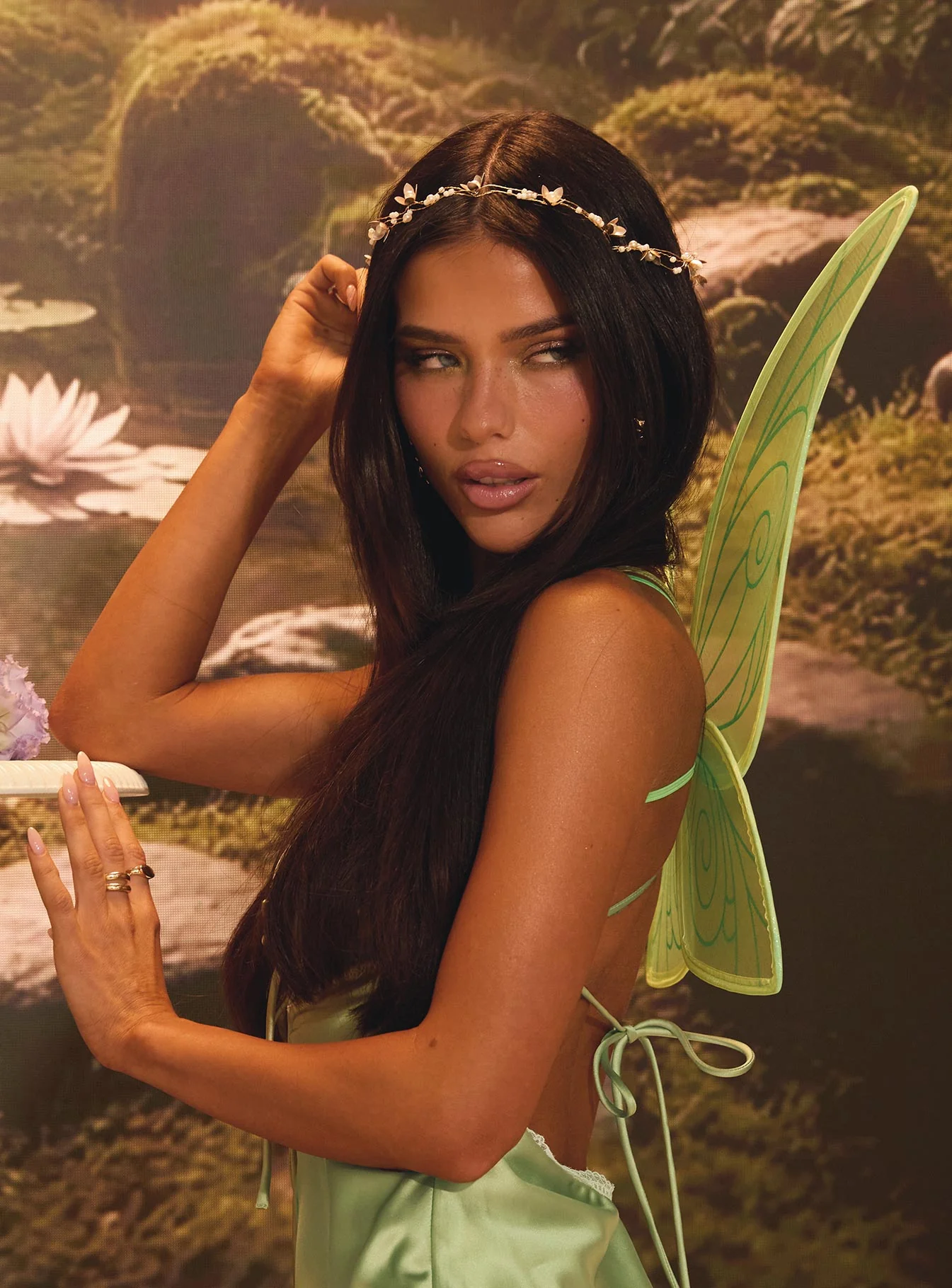 Shining Mirrors Hair Band Gold - Image 3
