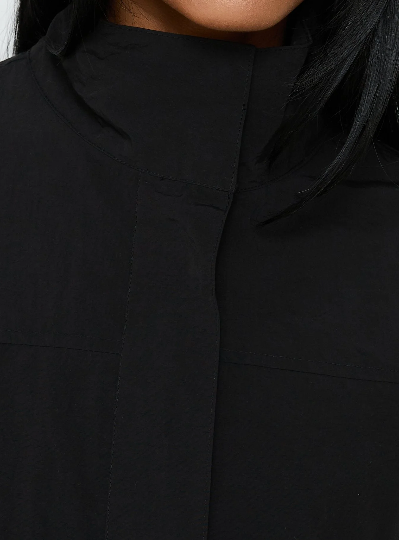 Shoreline Windbreaker Jacket Noir - Image 6