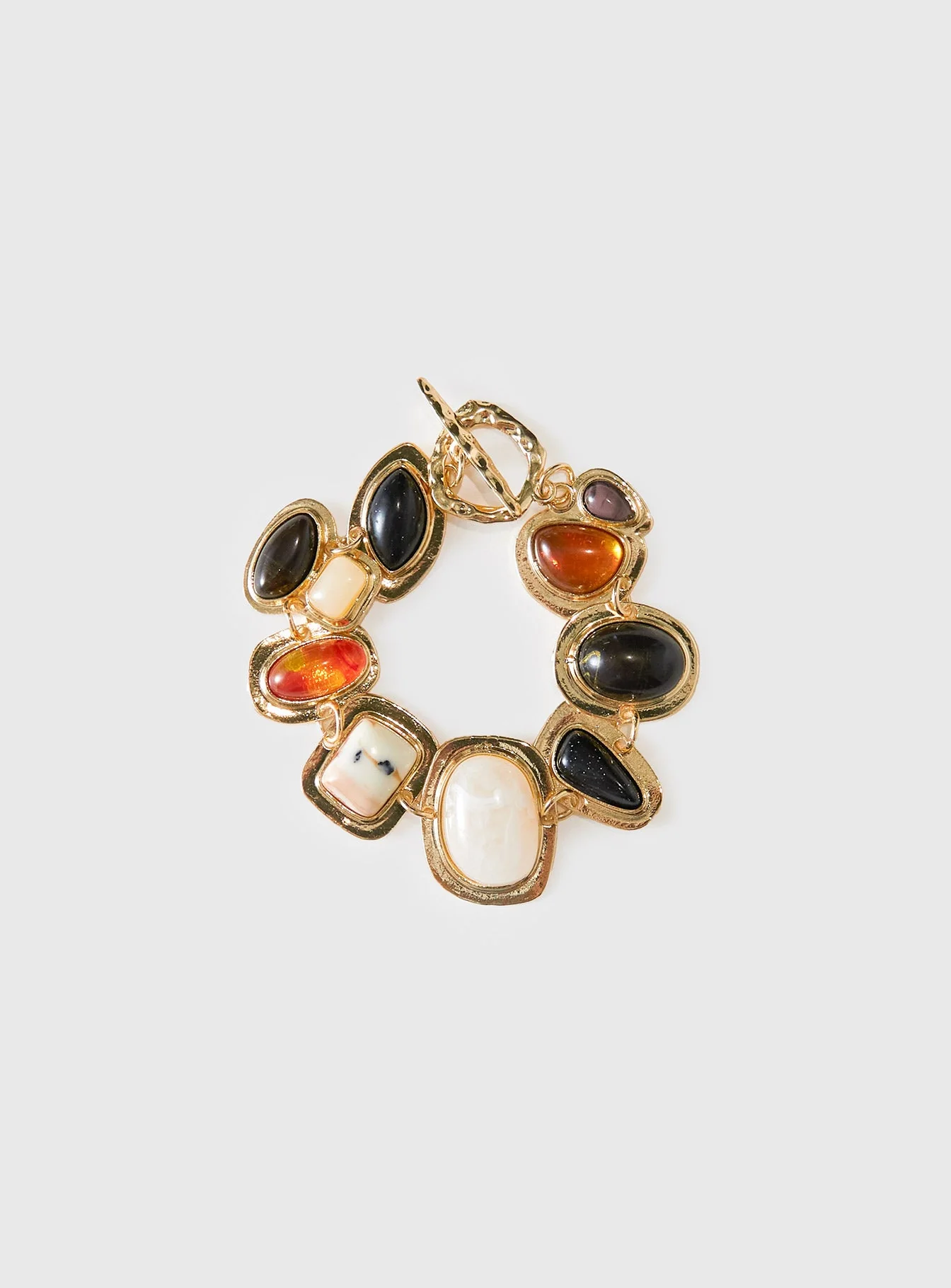 Show Off Gemstone Bracelet Gold - Image 2