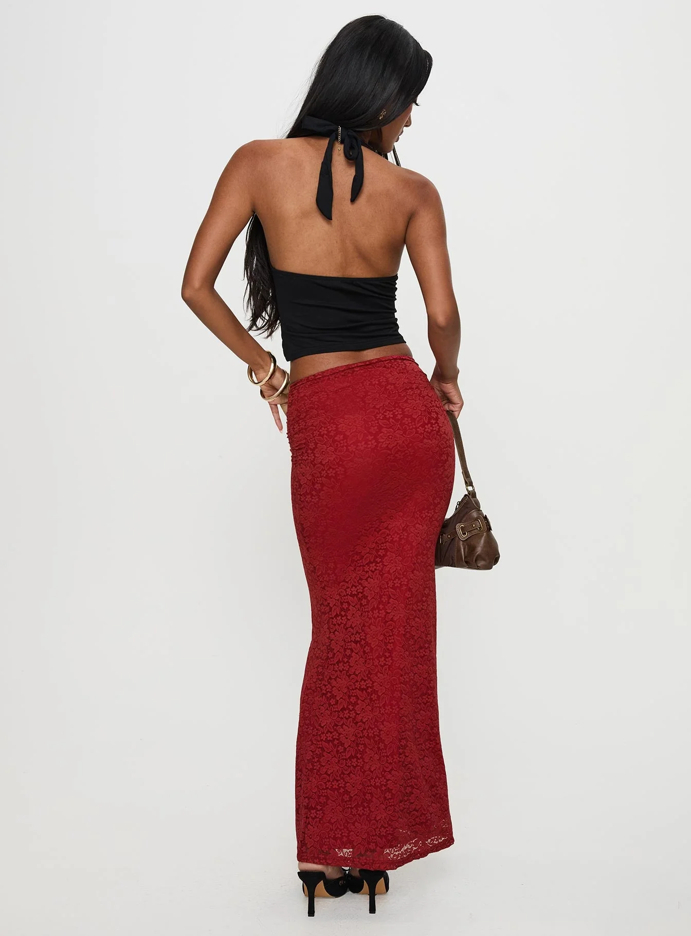 Silene Maxi Skirt Red - Image 5