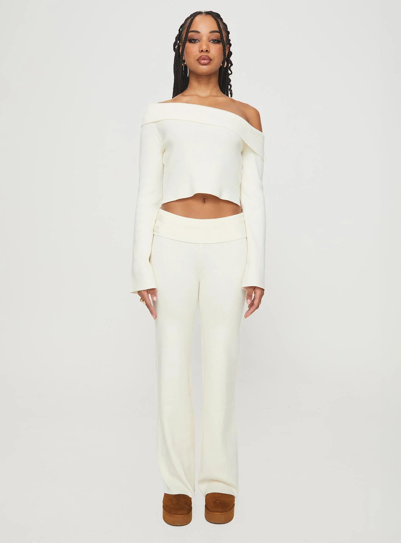 Sina Off The Shoulder Top Cream - Image 7