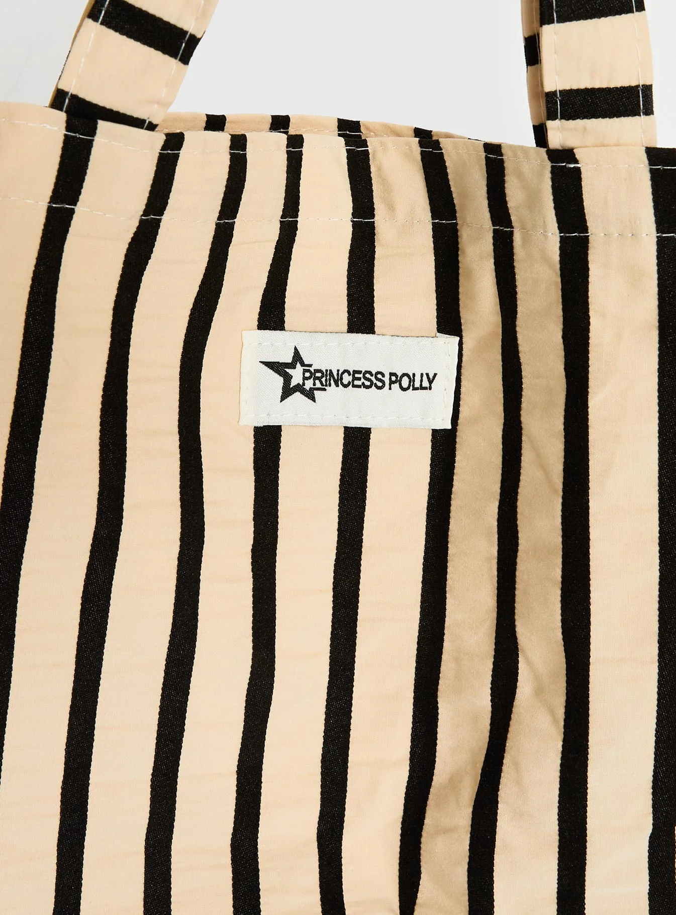 Skylaah Tote Bag Black Stripe - Image 5
