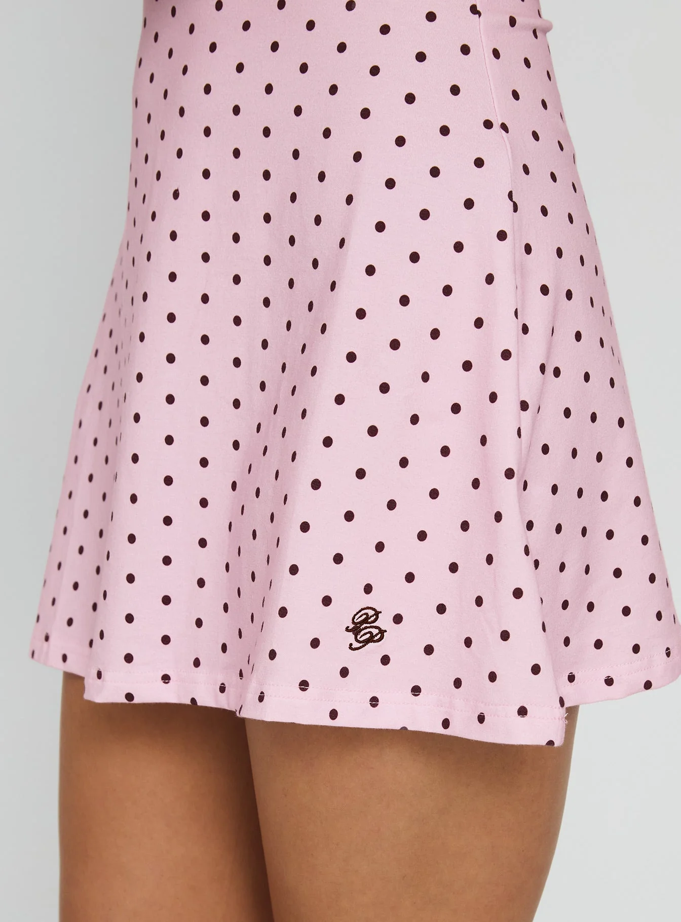 Sleep Schedule Sleep Mini Dress Pink Polka - Image 7