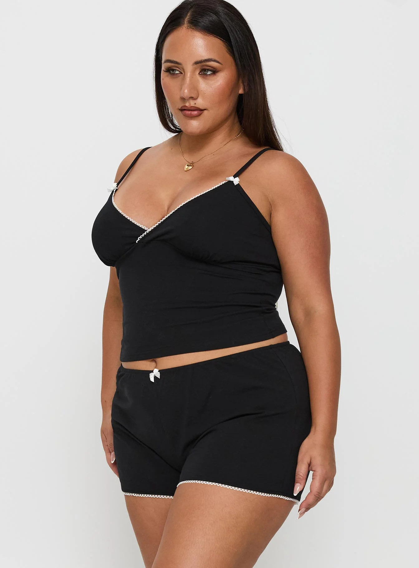 Slow Start Jersey Sleep Short Black Curve - Image 4