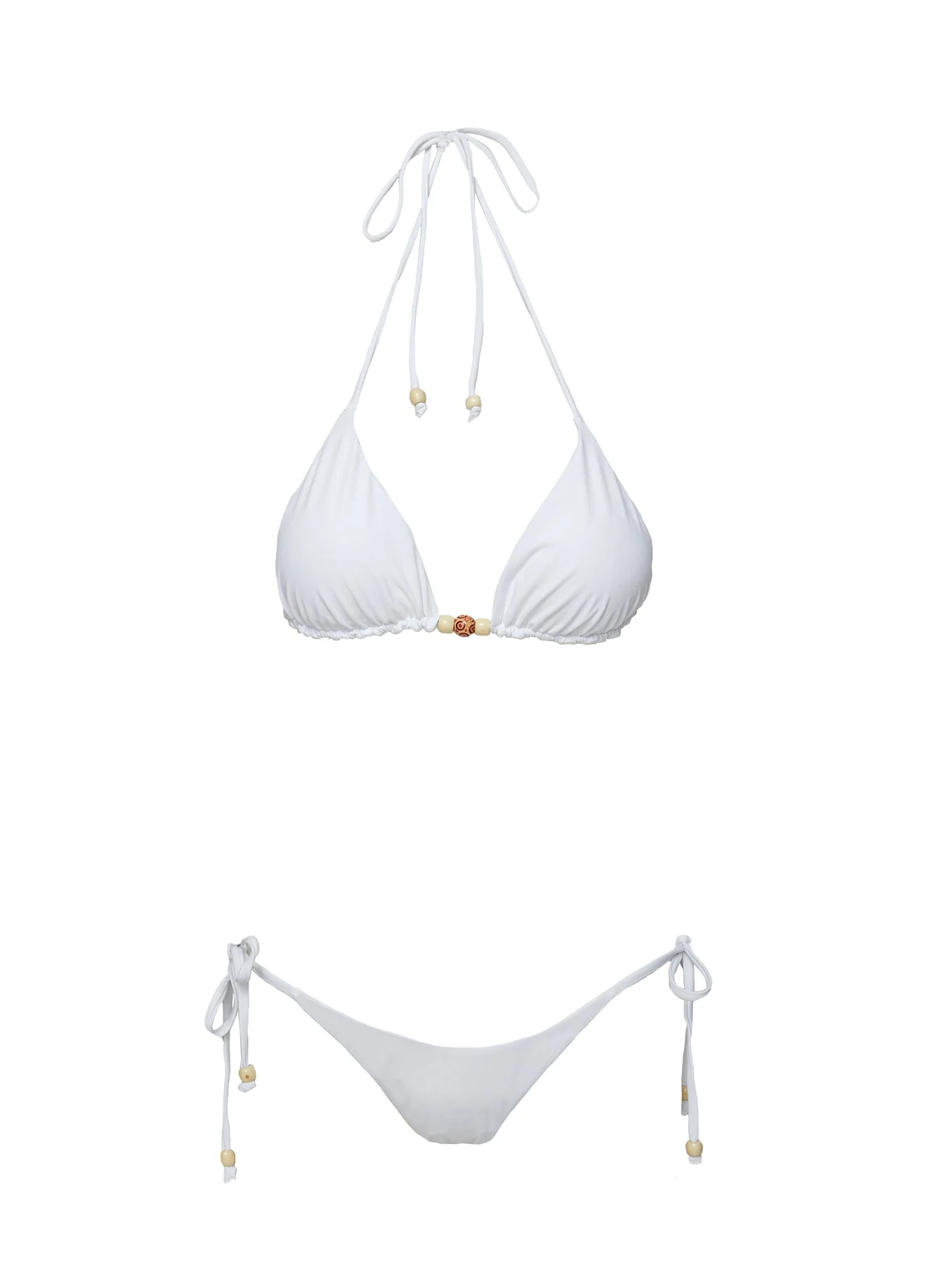 Smithie Triangle Bikini Top White - Image 6