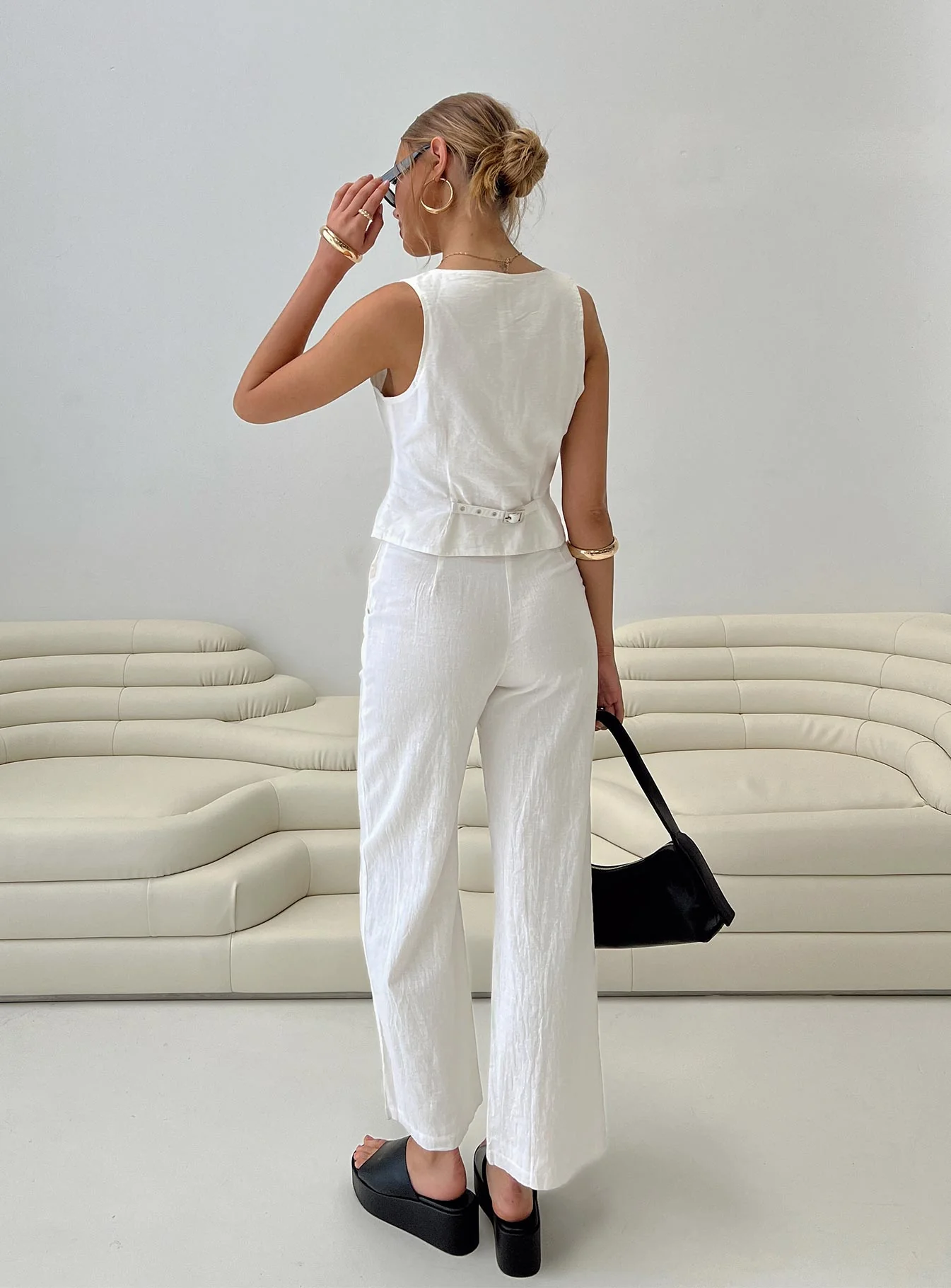 Sofi Pants Natural Petite - Image 3