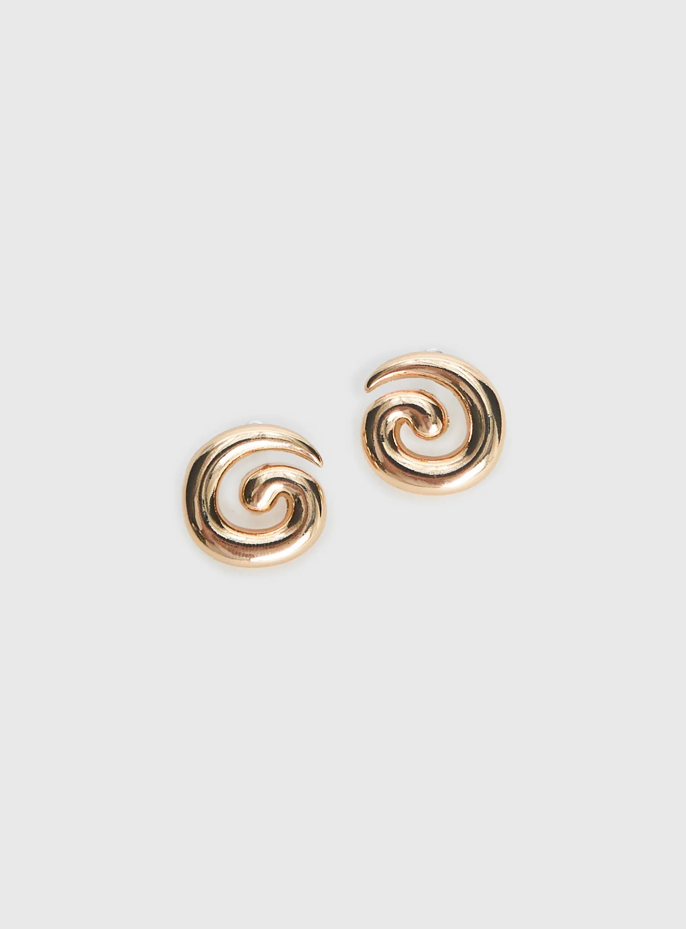 Sold On You Spiral Earrings Gold - Image 3