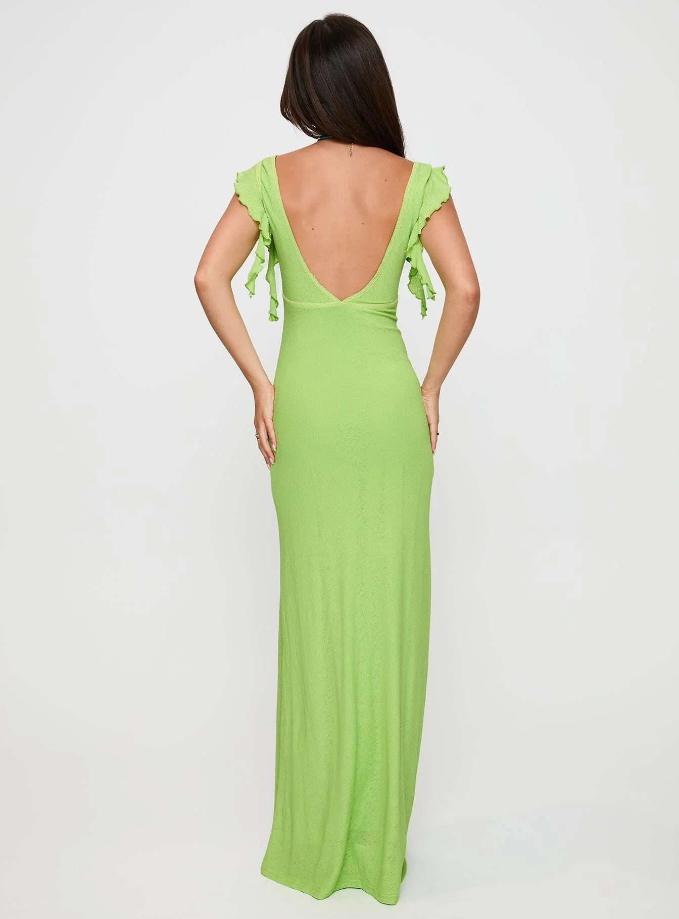 Soleila Maxi Dress Green Tonal - Image 5