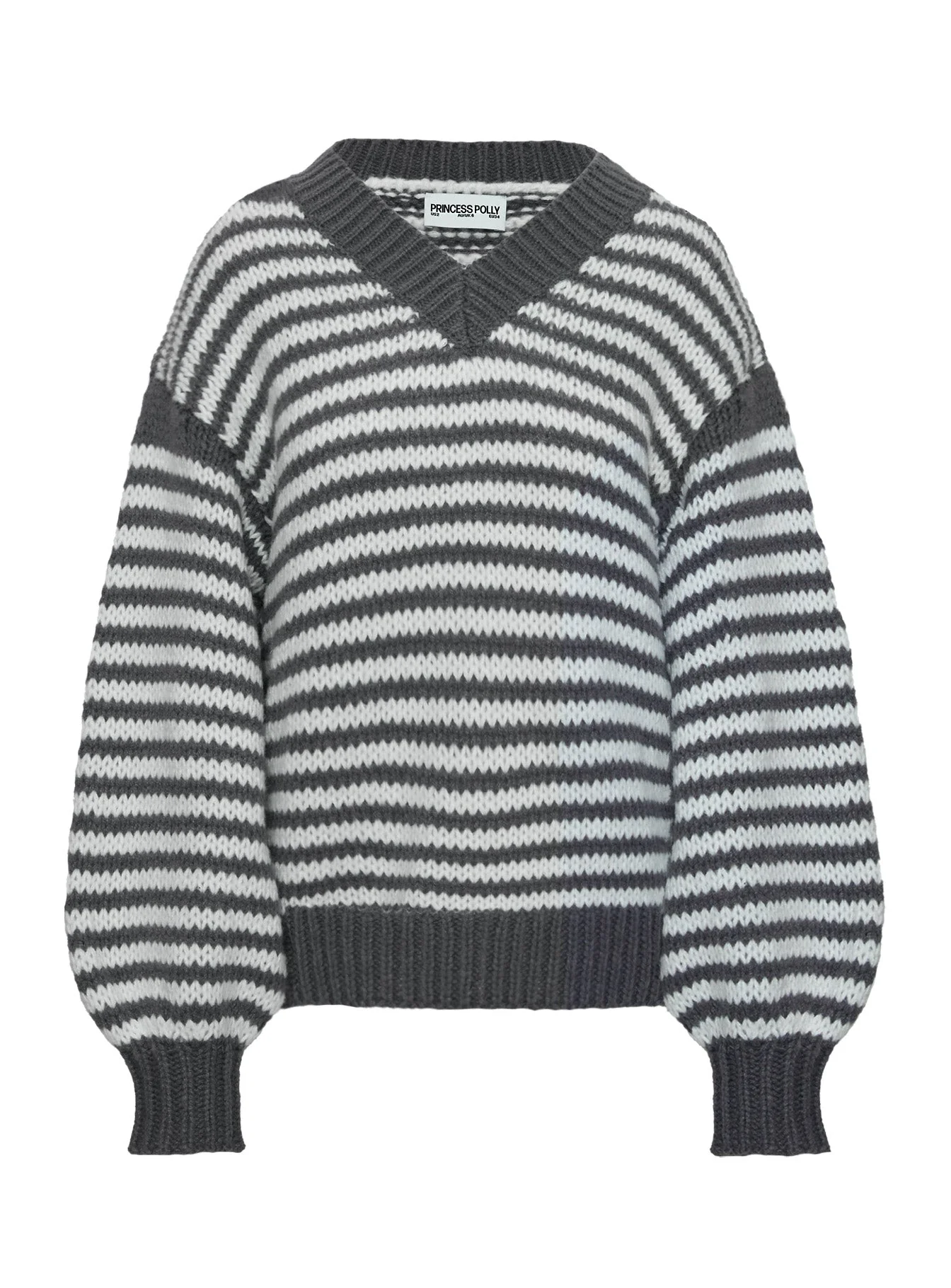 Soloman Sweater Grey Stripe - Image 5