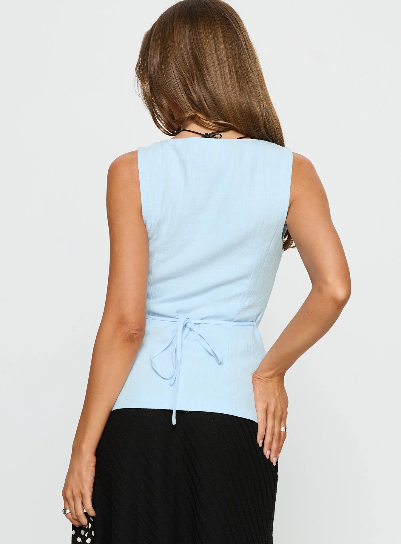 Spirito Vest Top Blue - Image 5