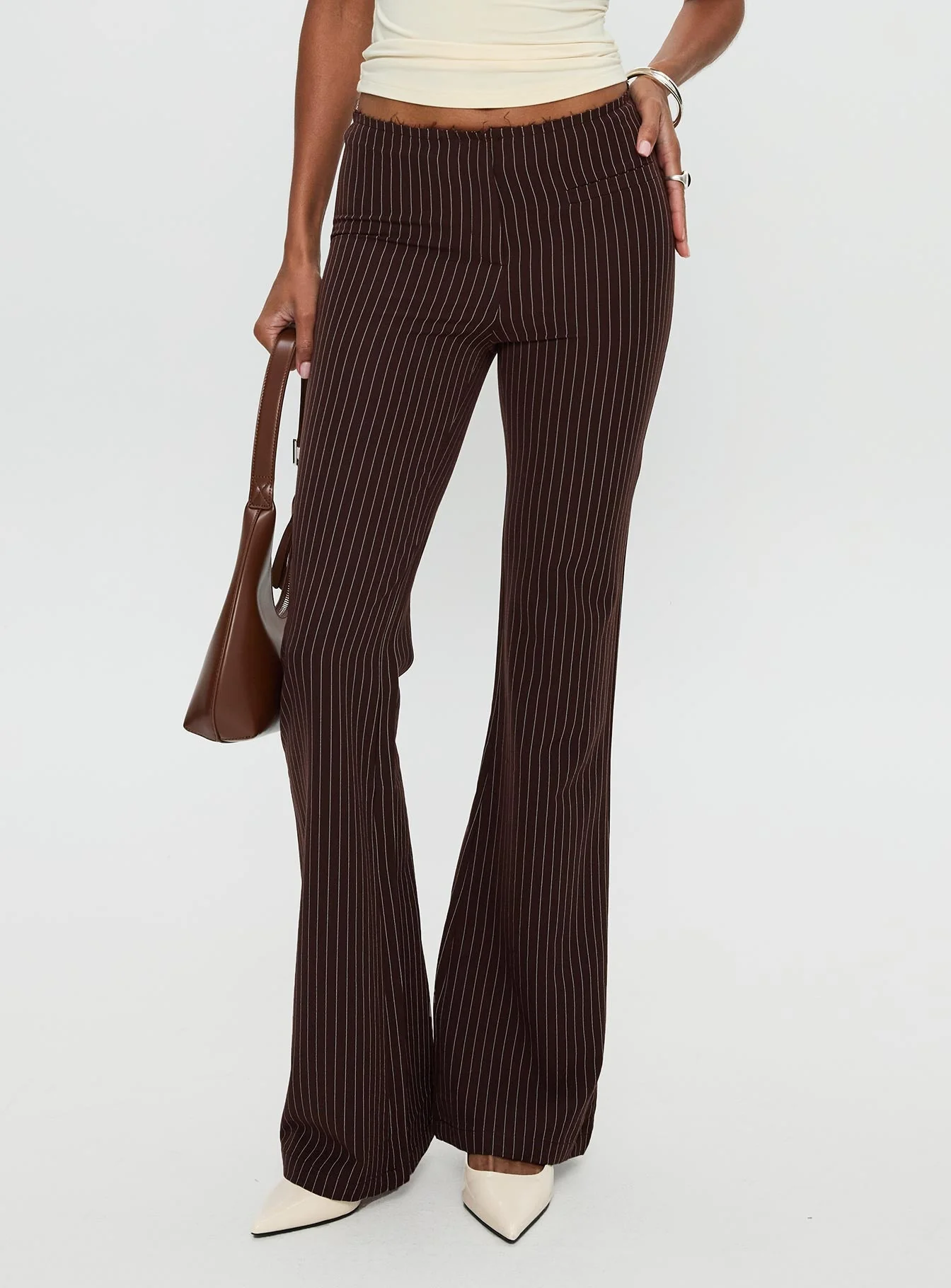 Sportia Flare Pants Brown - Image 2