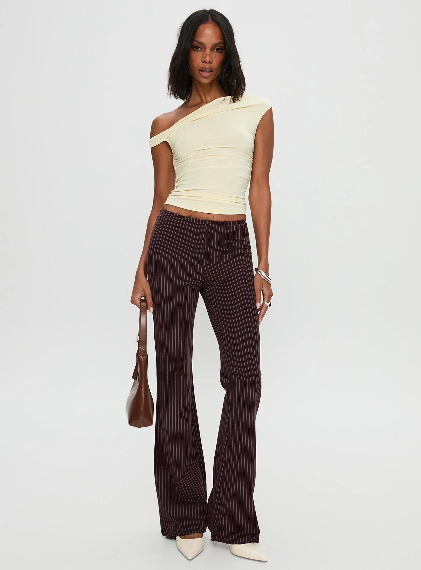 Sportia Flare Pants Brown - Image 3