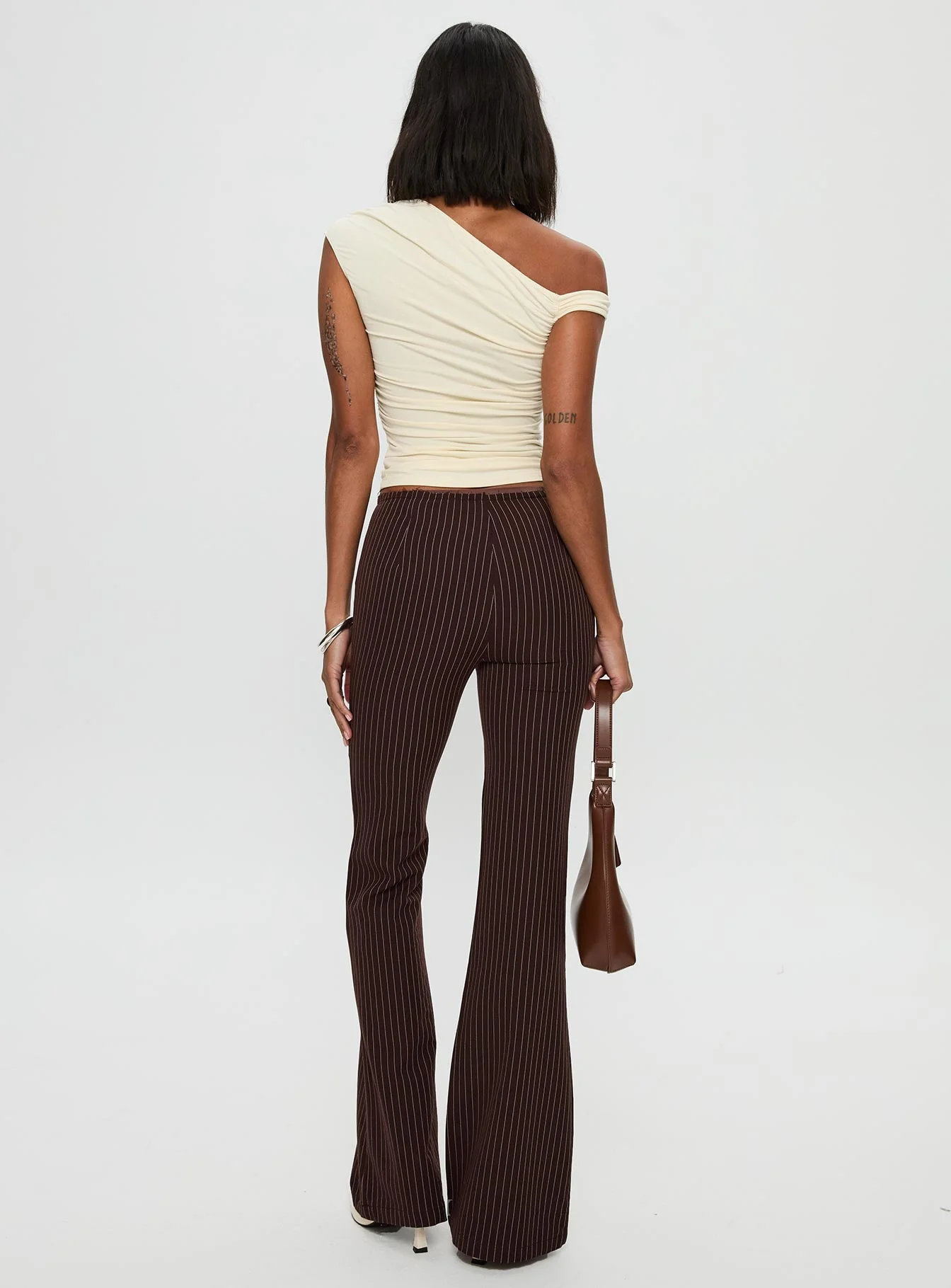 Sportia Flare Pants Brown - Image 5