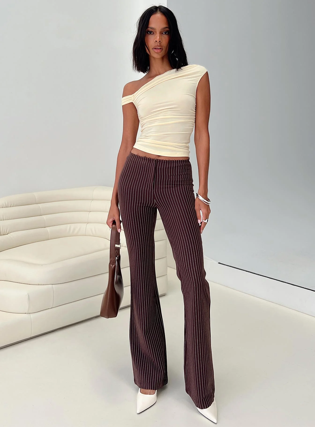 Sportia Flare Pants Brown - Image 8