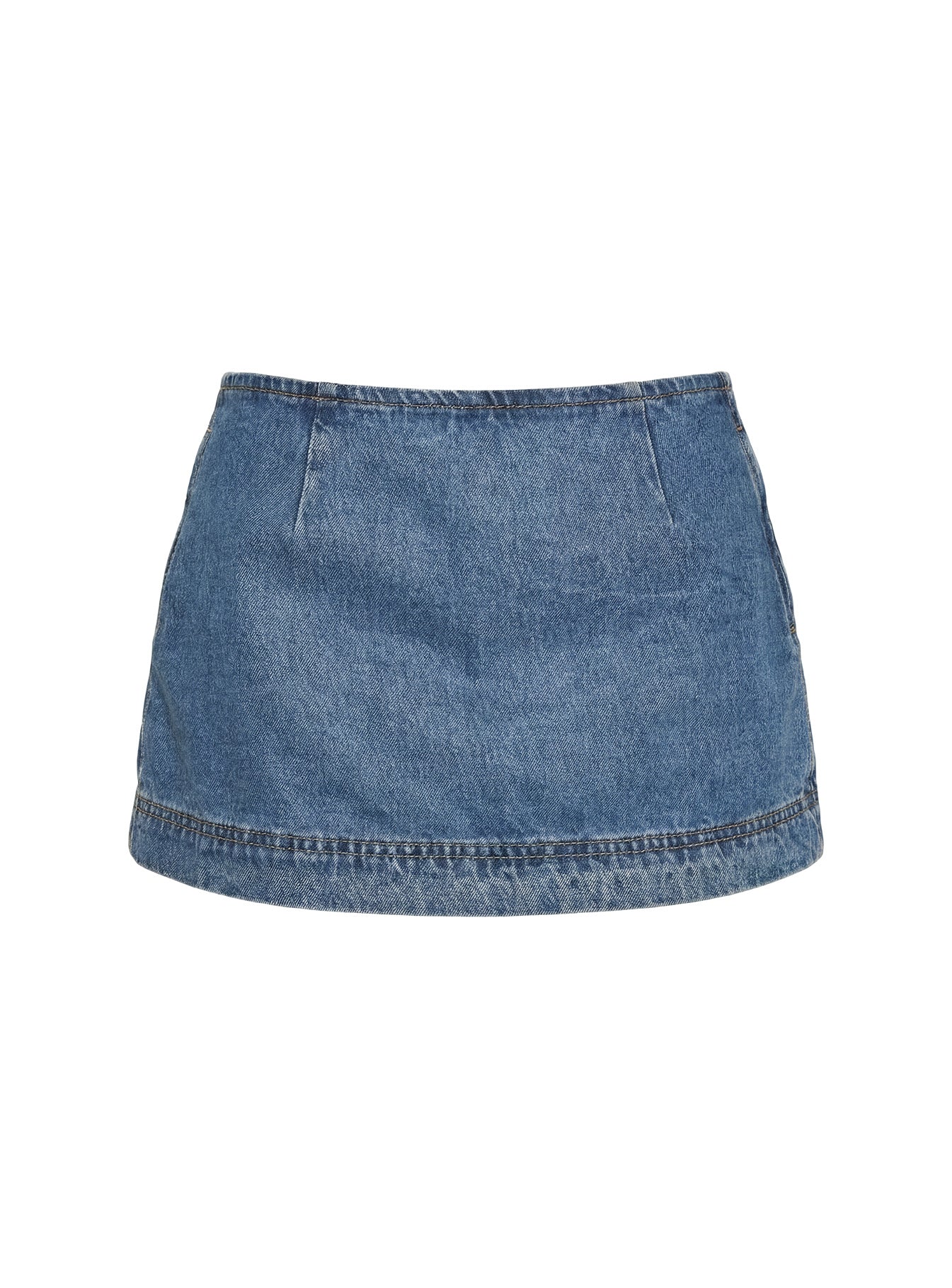 Stefenie Denim Skort Mid Wash Tall - Image 10