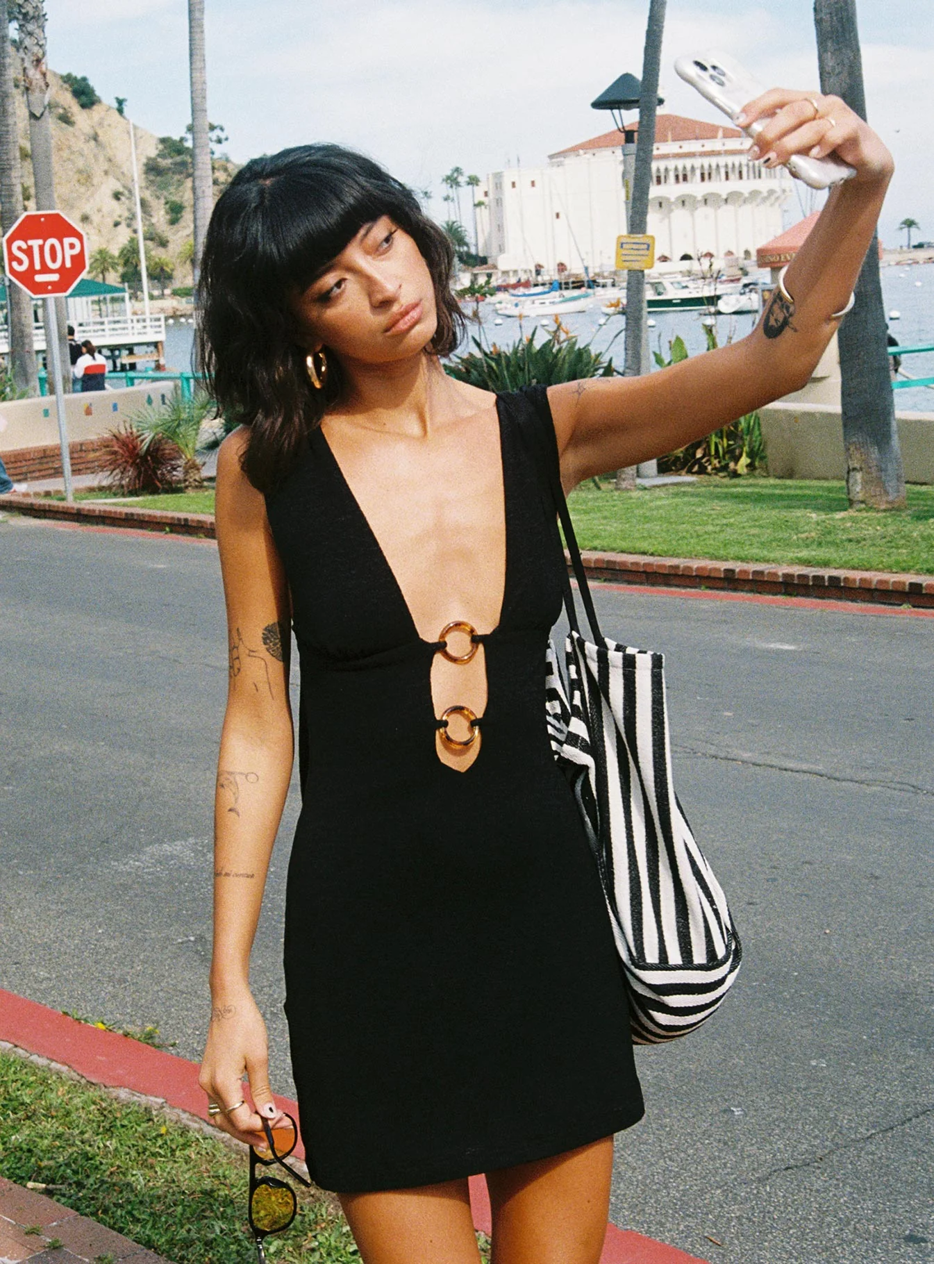 Steward Mini Dress Black - Image 2