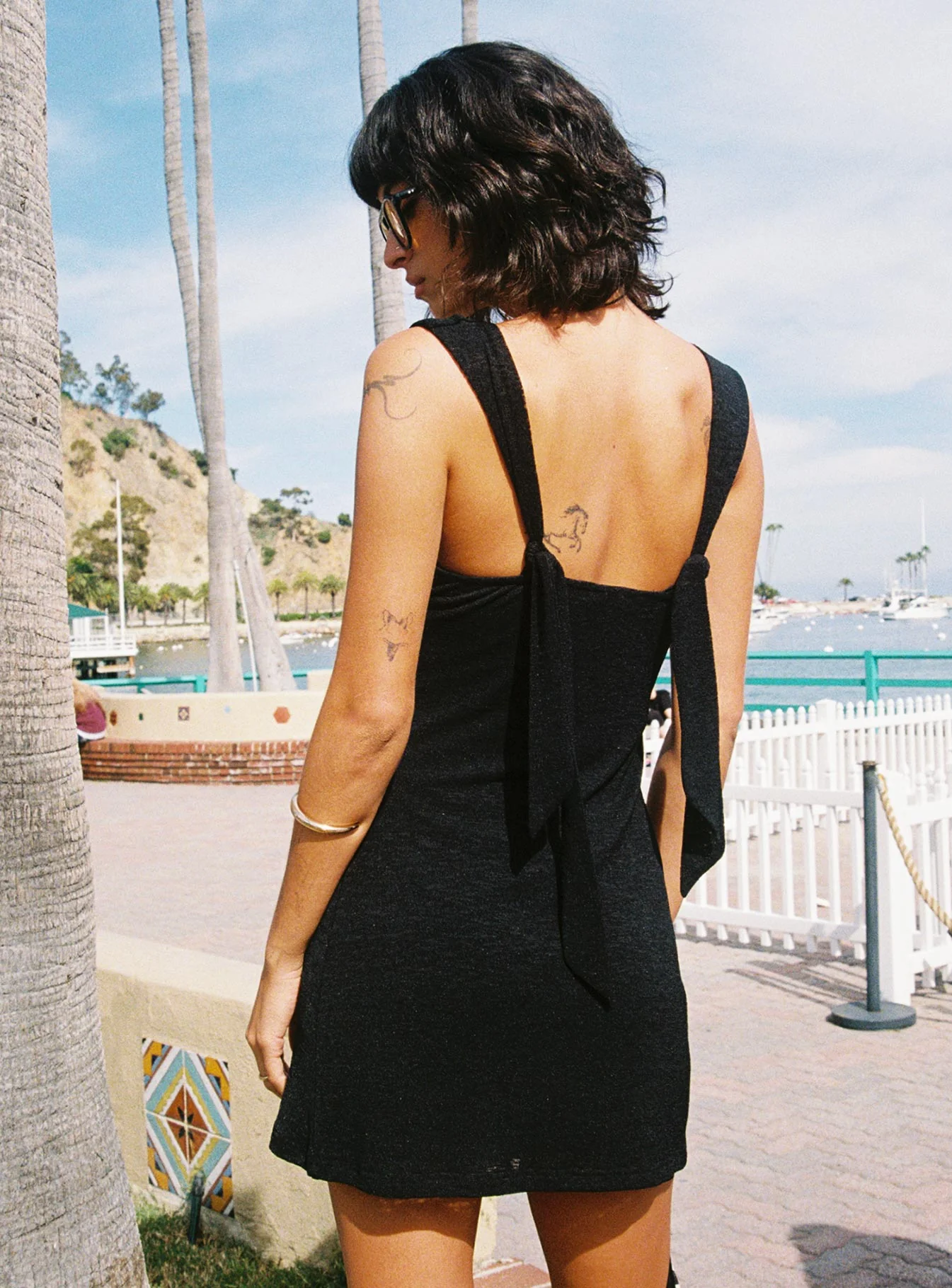 Steward Mini Dress Black - Image 5