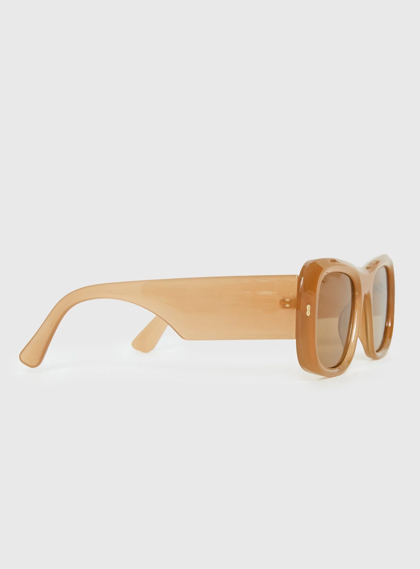 Stick Around Oversized Sunglasses Orange / Yellow - Image 3