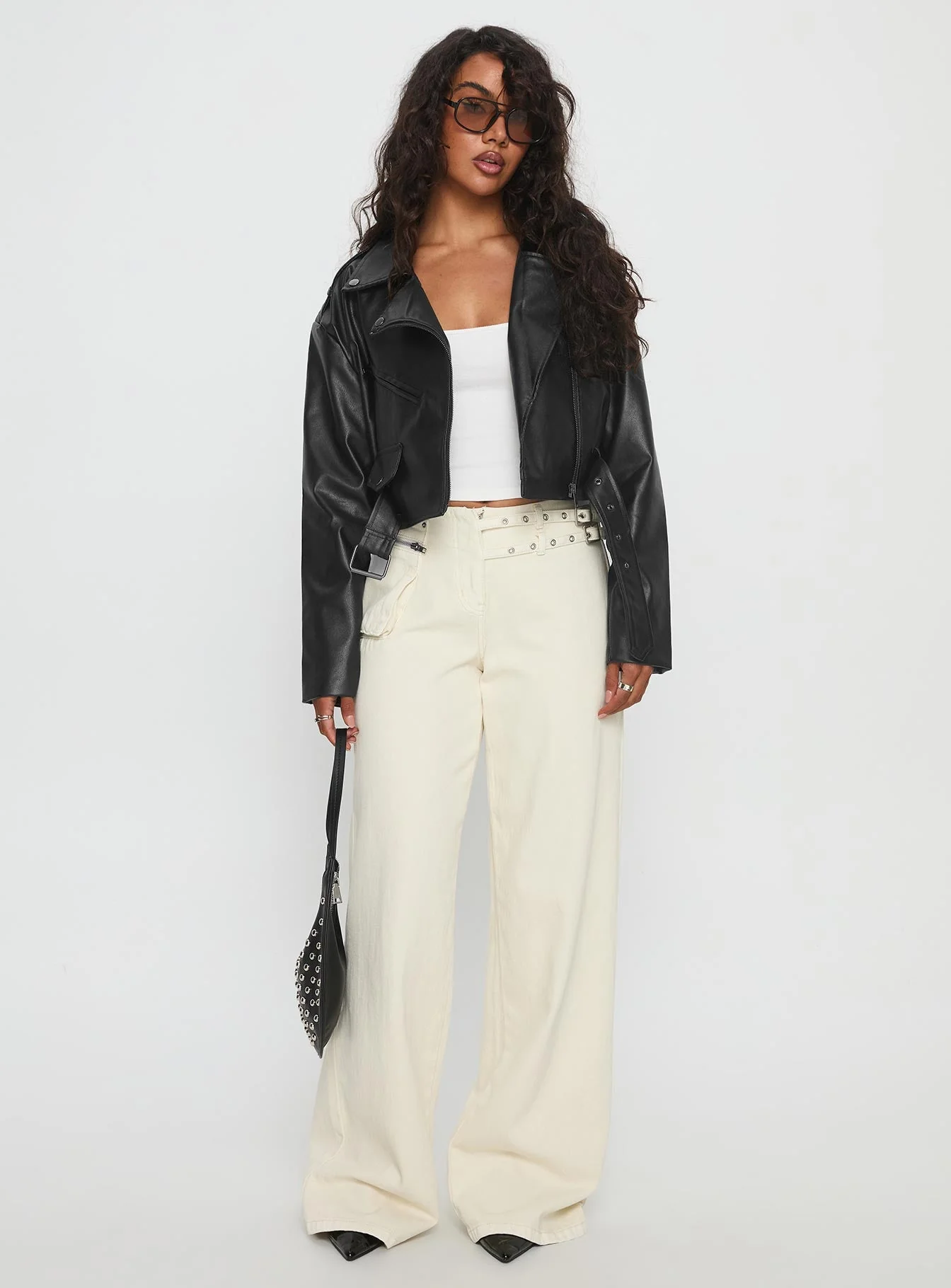 Stormwatch Faux Leather Jacket Black - Image 2