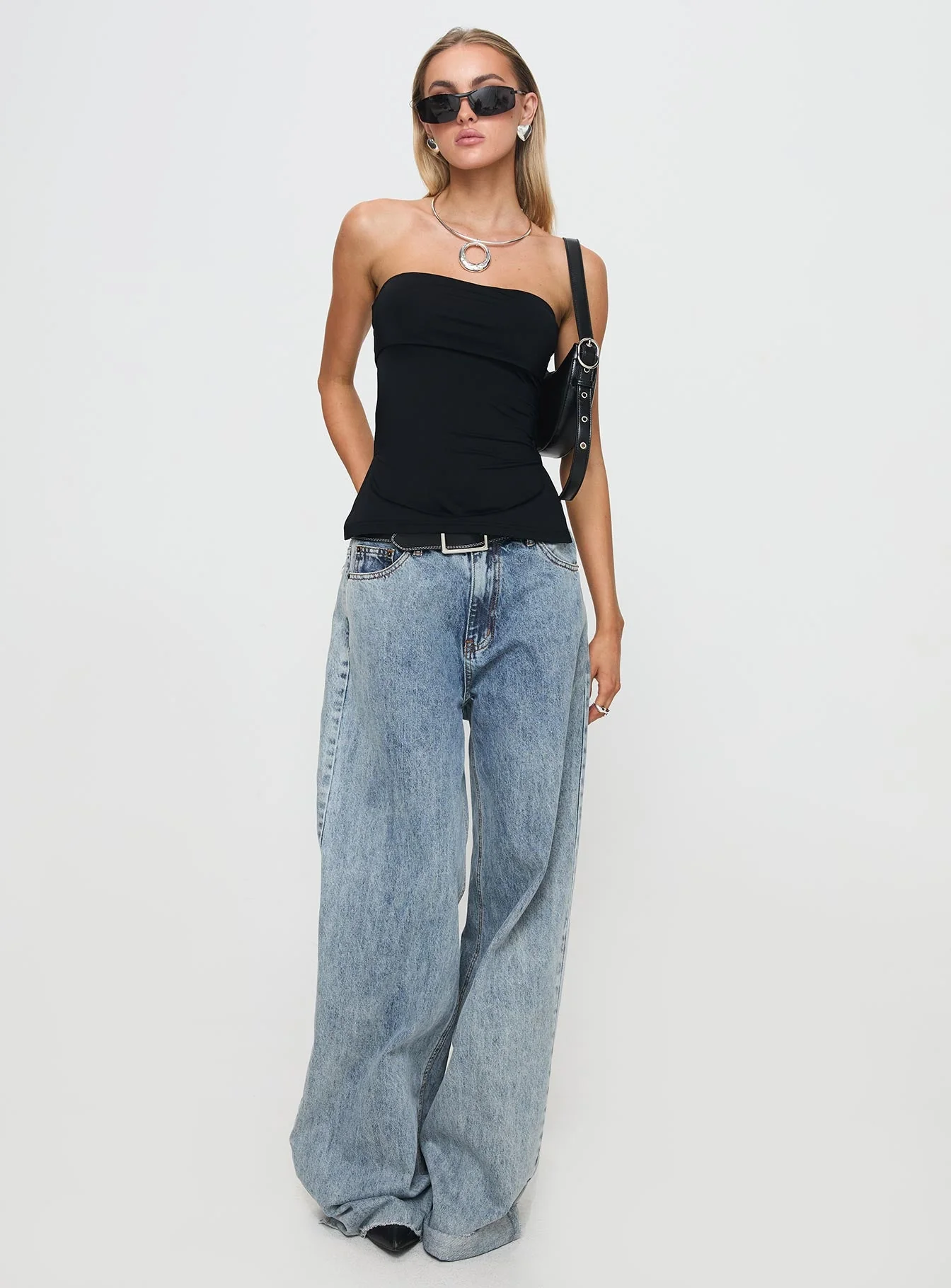 Strutter Strapless Top Black - Image 3