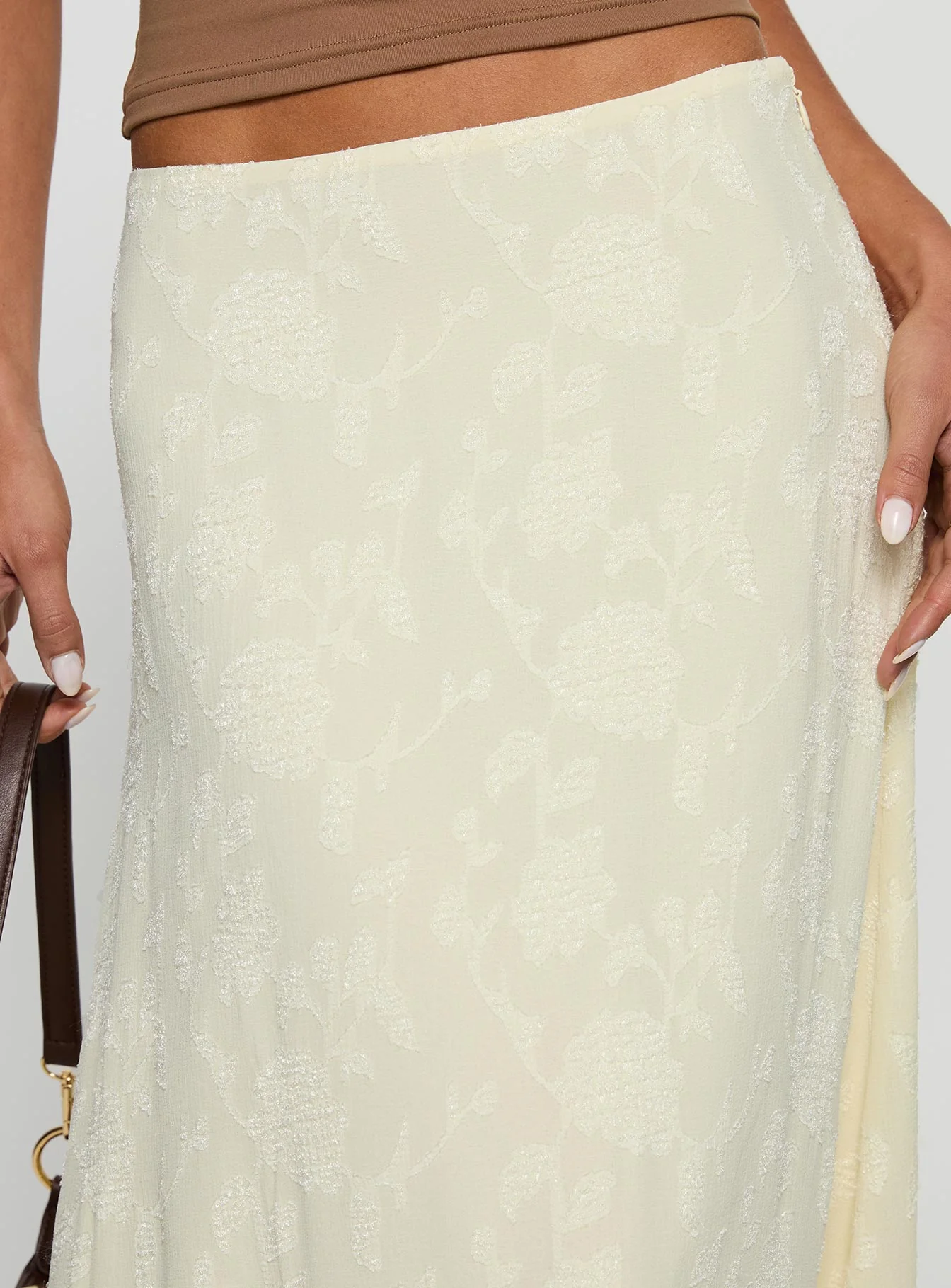 Su Casa Low Waist Maxi Skirt Yellow - Image 6