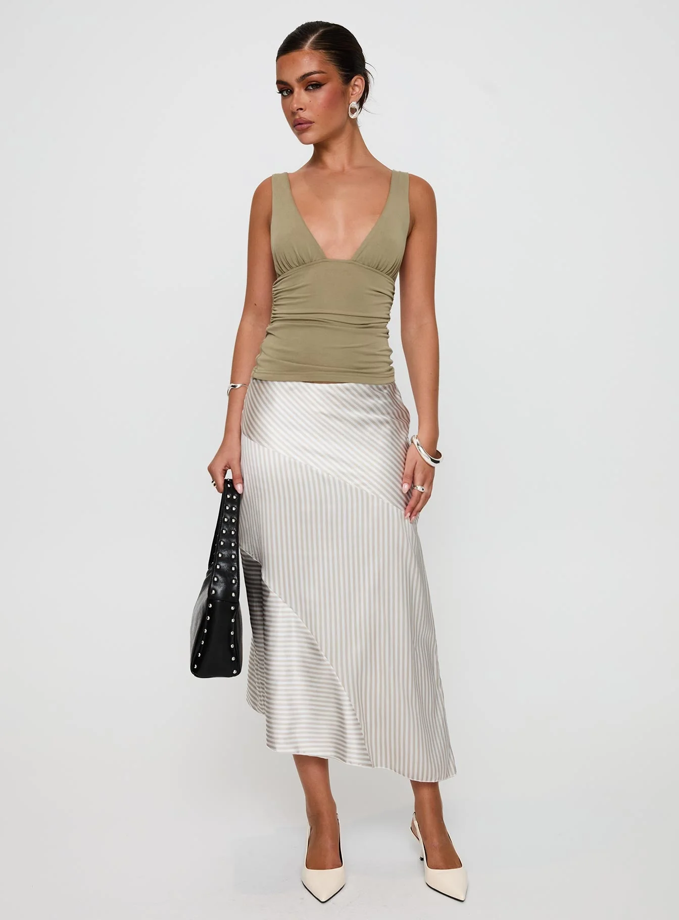 Sublime Ruched Top Green - Image 3