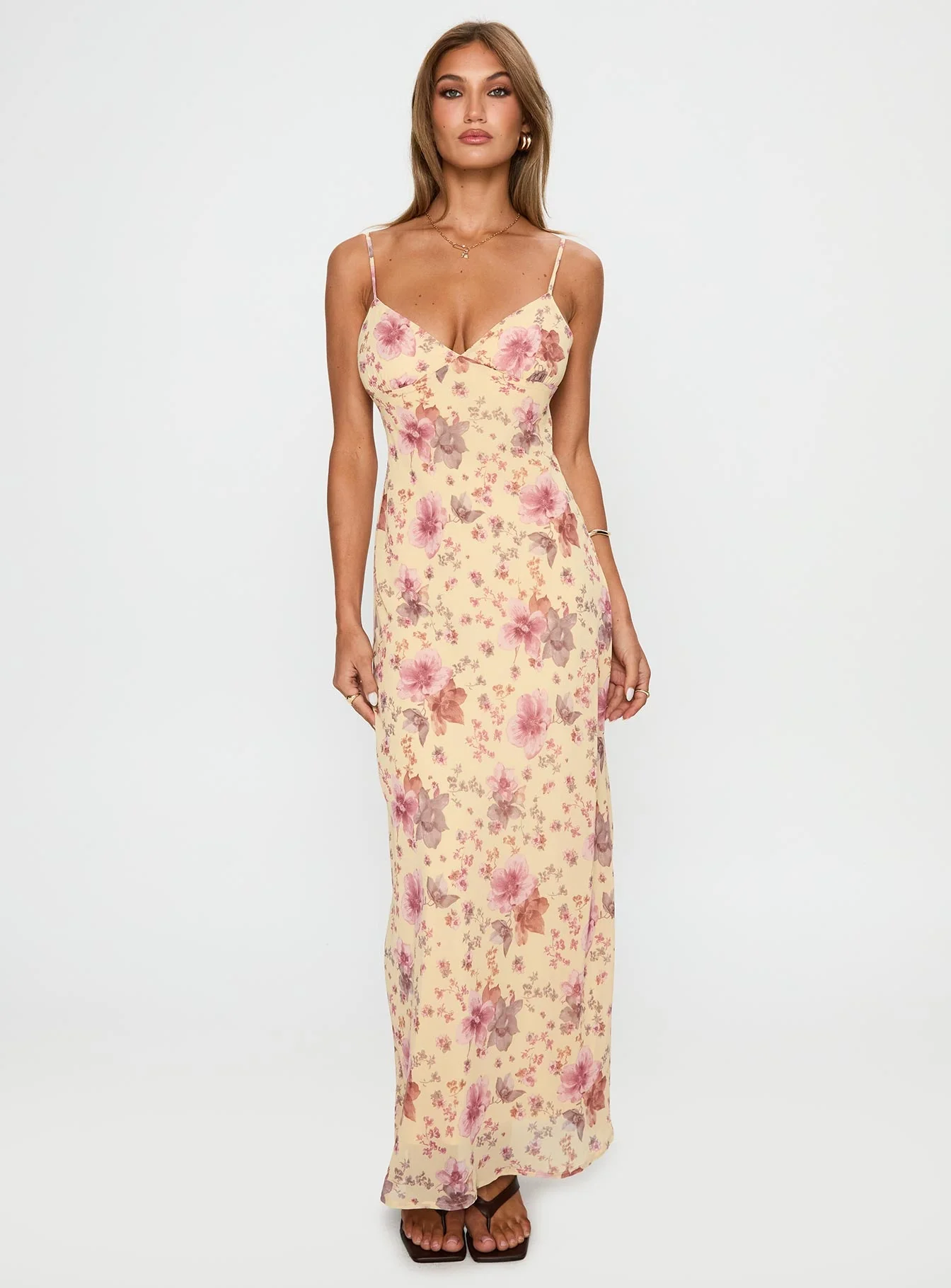 Sugar Plum Maxi Dress Cream / Floral - Image 2