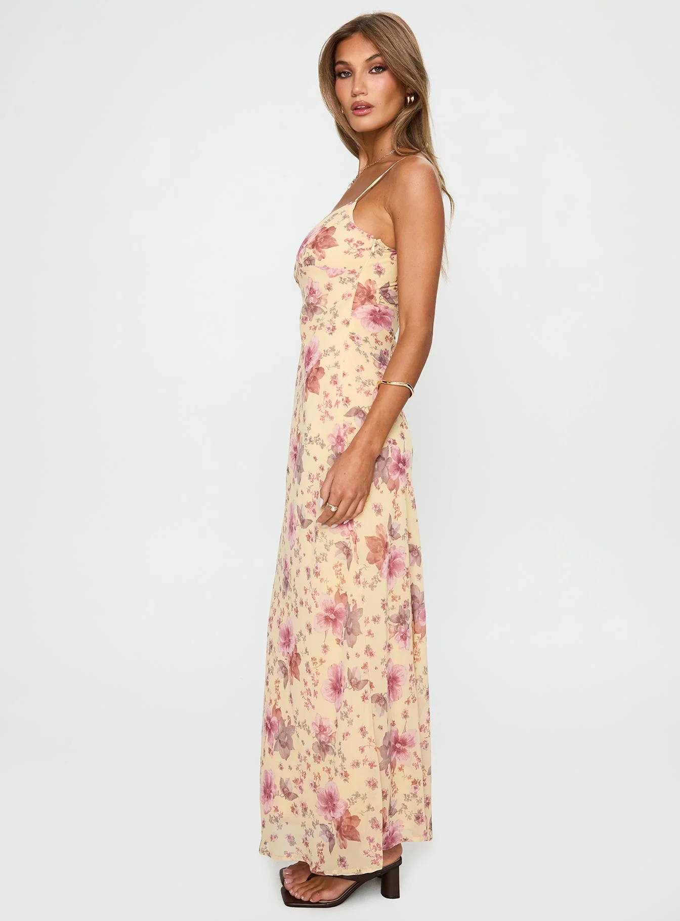 Sugar Plum Maxi Dress Cream / Floral - Image 3