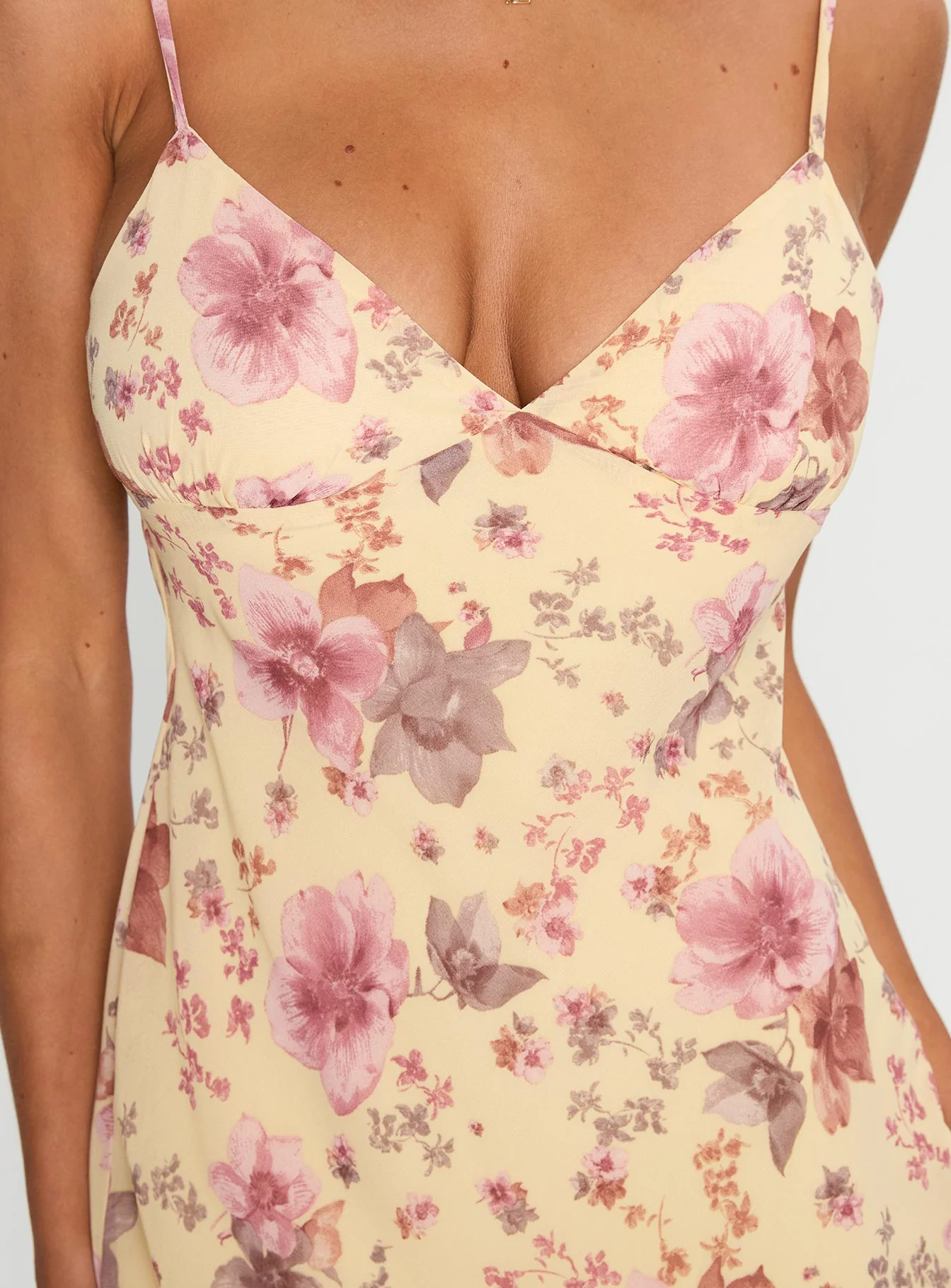 Sugar Plum Maxi Dress Cream / Floral - Image 5