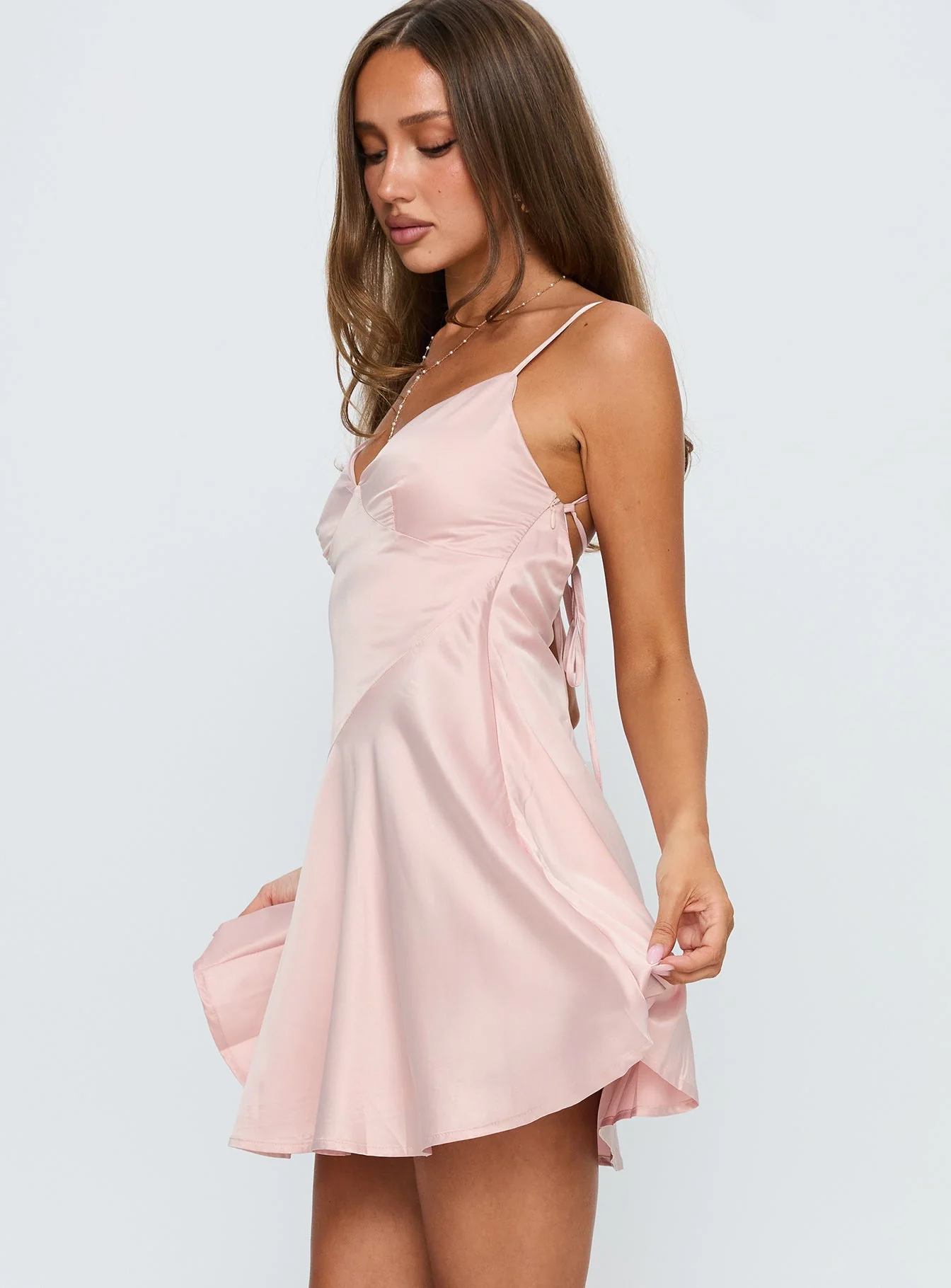 Summer Blush Mini Dress Pink - Image 4