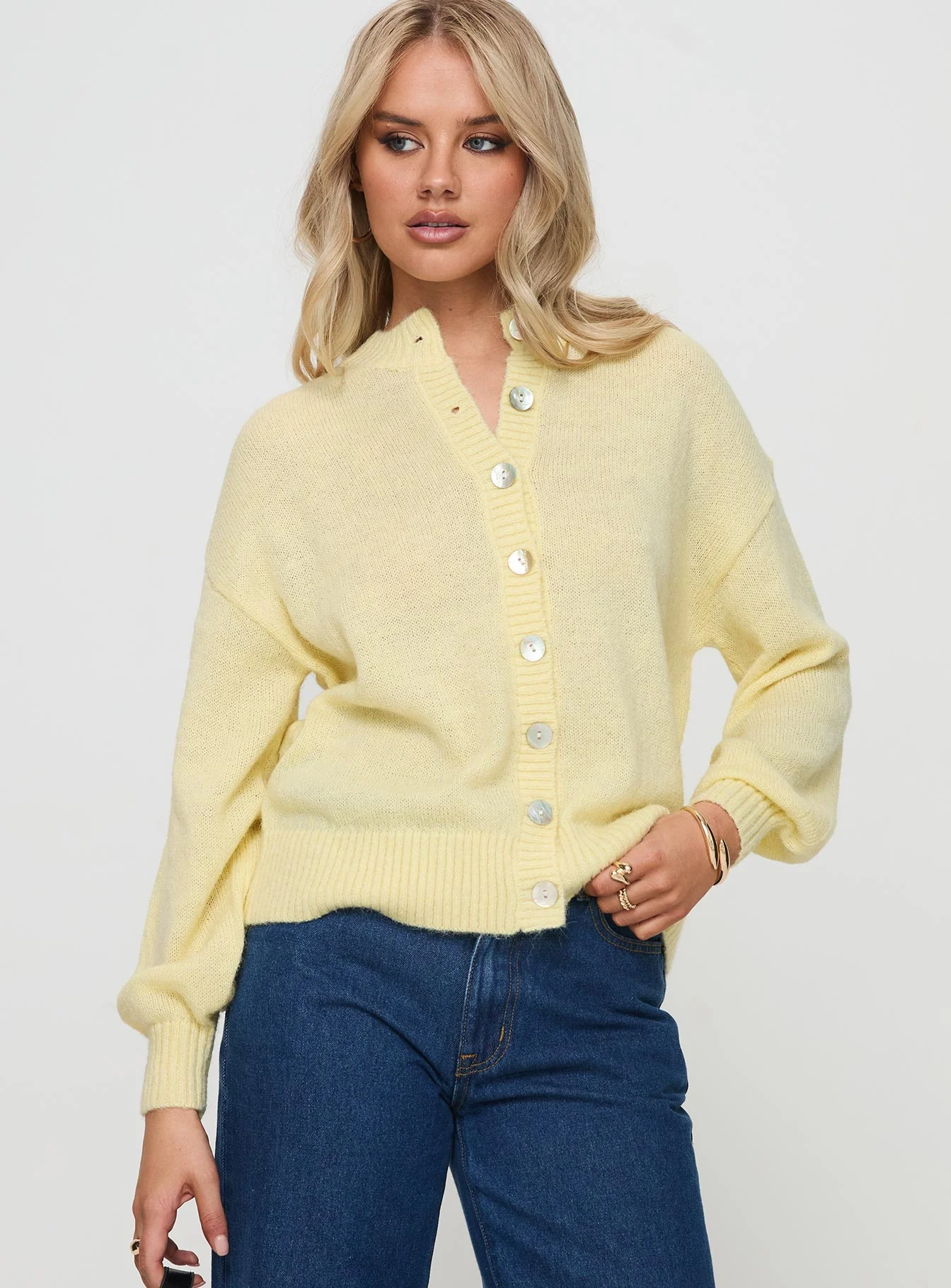 Sunbeam Cardigan Yellow - Image 2