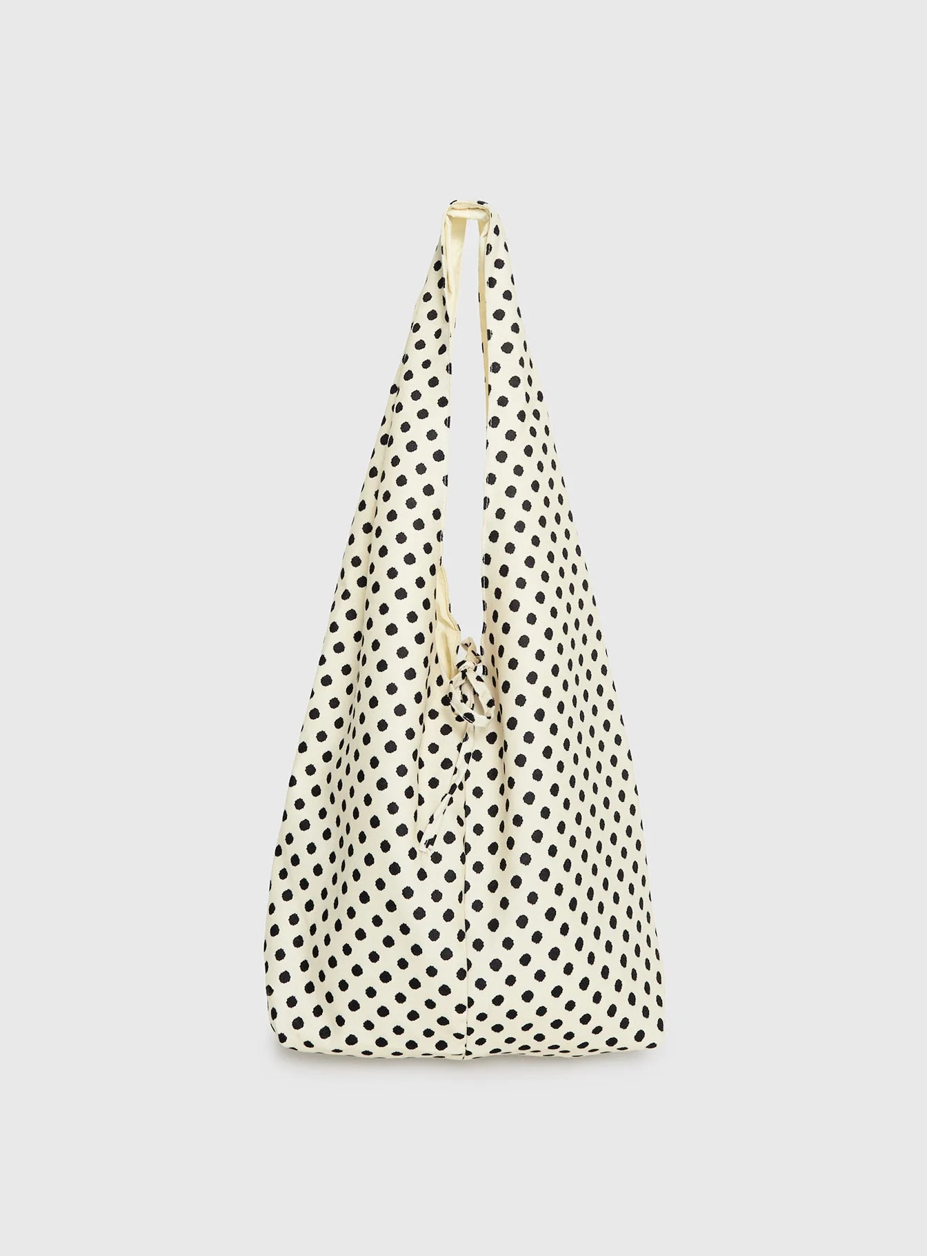 Sunday Sunrise Slouchy Bag White Polka Dot - Image 2