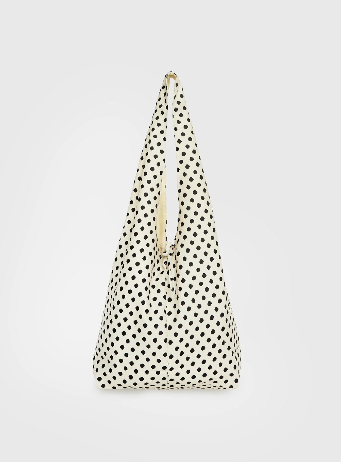 Sunday Sunrise Slouchy Bag White Polka Dot - Image 4