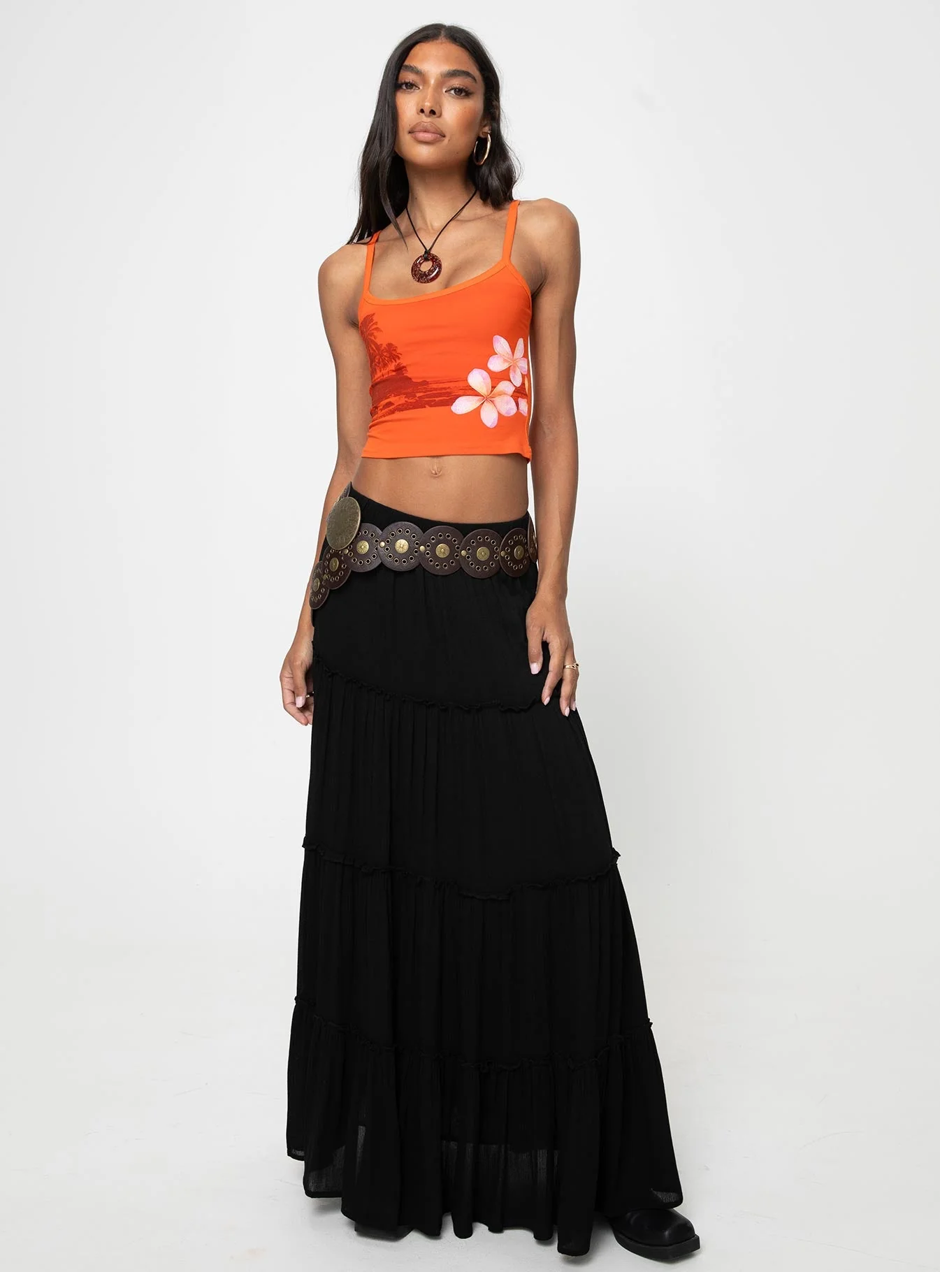 Sunset Tank Orange - Image 3